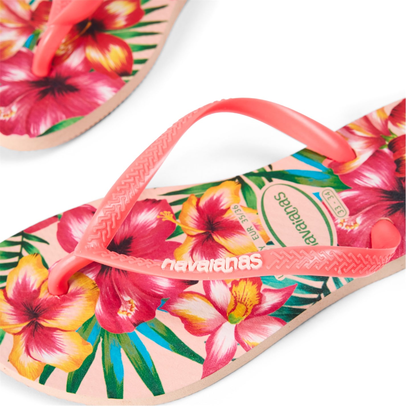 Havaianas Multi 9182683 Kids' Slim Palette Glow Velvet Rose Flip Flops - 3