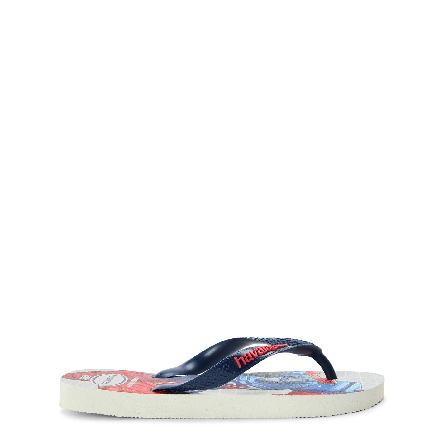 Havaianas White 5077292 Kids' Top Marvel II Blue Water Flip Flops - 1