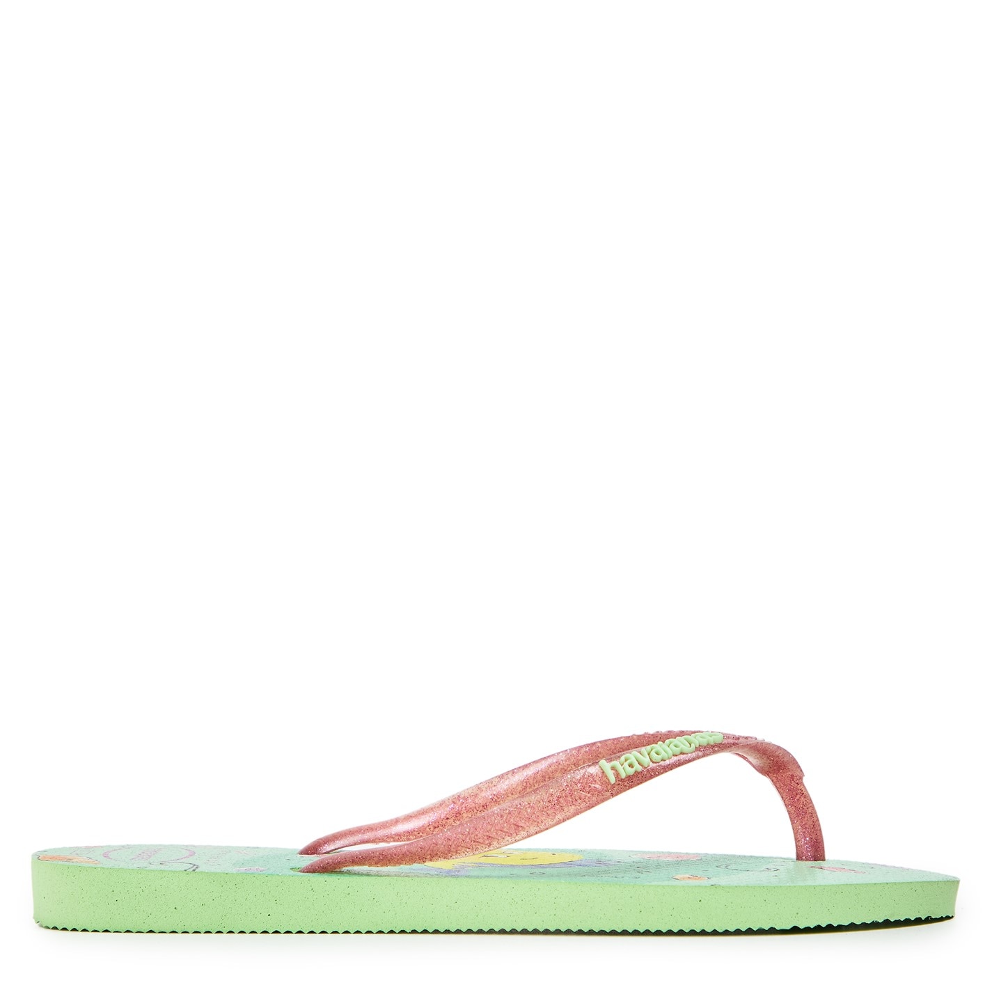 Havaianas Green Multi 8064695 Unisex Kids Slim Princess Citronella Flip Flops - 1