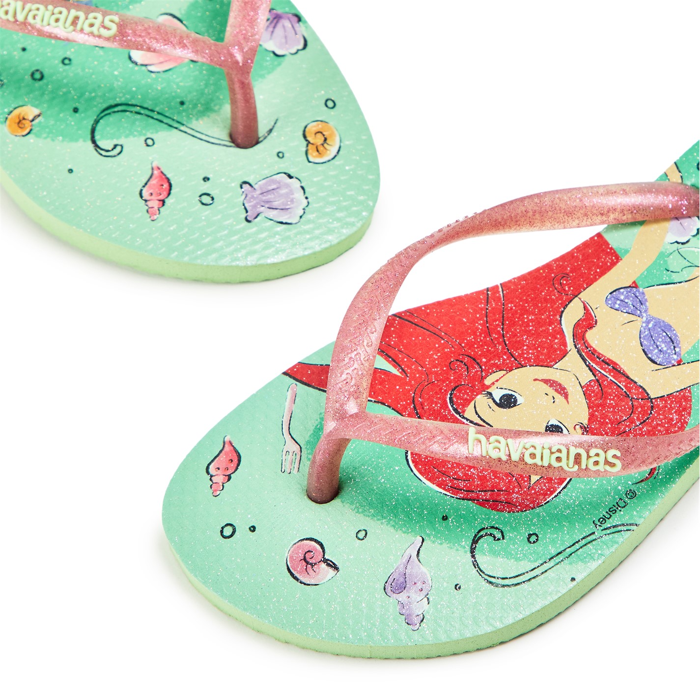 Havaianas Green Multi 8064695 Unisex Kids Slim Princess Citronella Flip Flops - 3