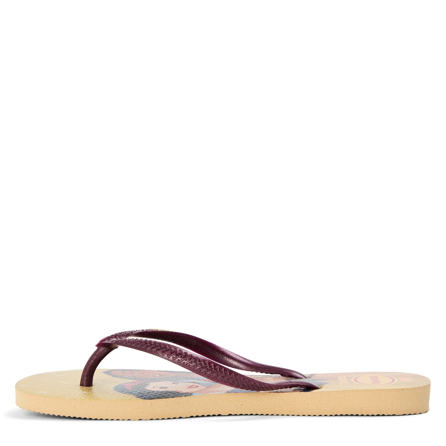 Havaianas Gold 9789548 Unisex Kids Slim Princess Citronella Flip Flops - 2