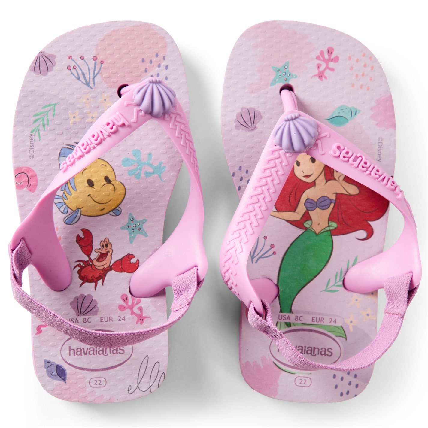 Havaianas Purple 5180490 Unisex Kids' Disney Classics Flip Flops - 4
