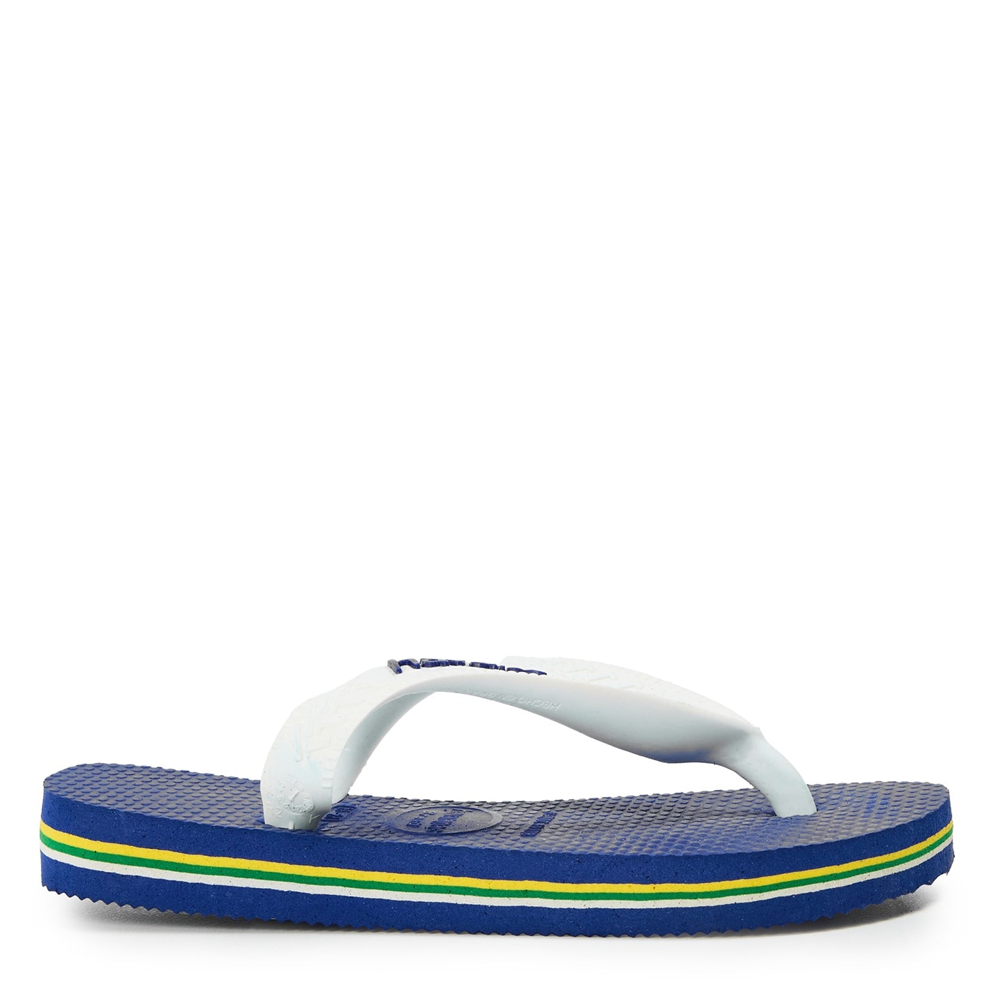 Havaianas Blue 3618768 Hav. Brasil Logo Marine Blue 25/26 Flip Flops Unisex Kids - 1