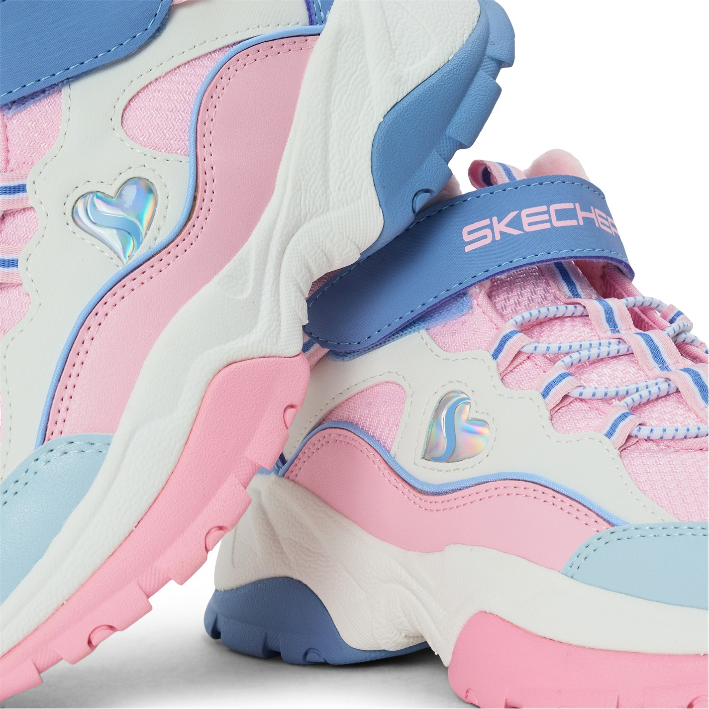 Tenisky Skechers Pink 5289454 Unisex Kids' High-Top Trainers - 3