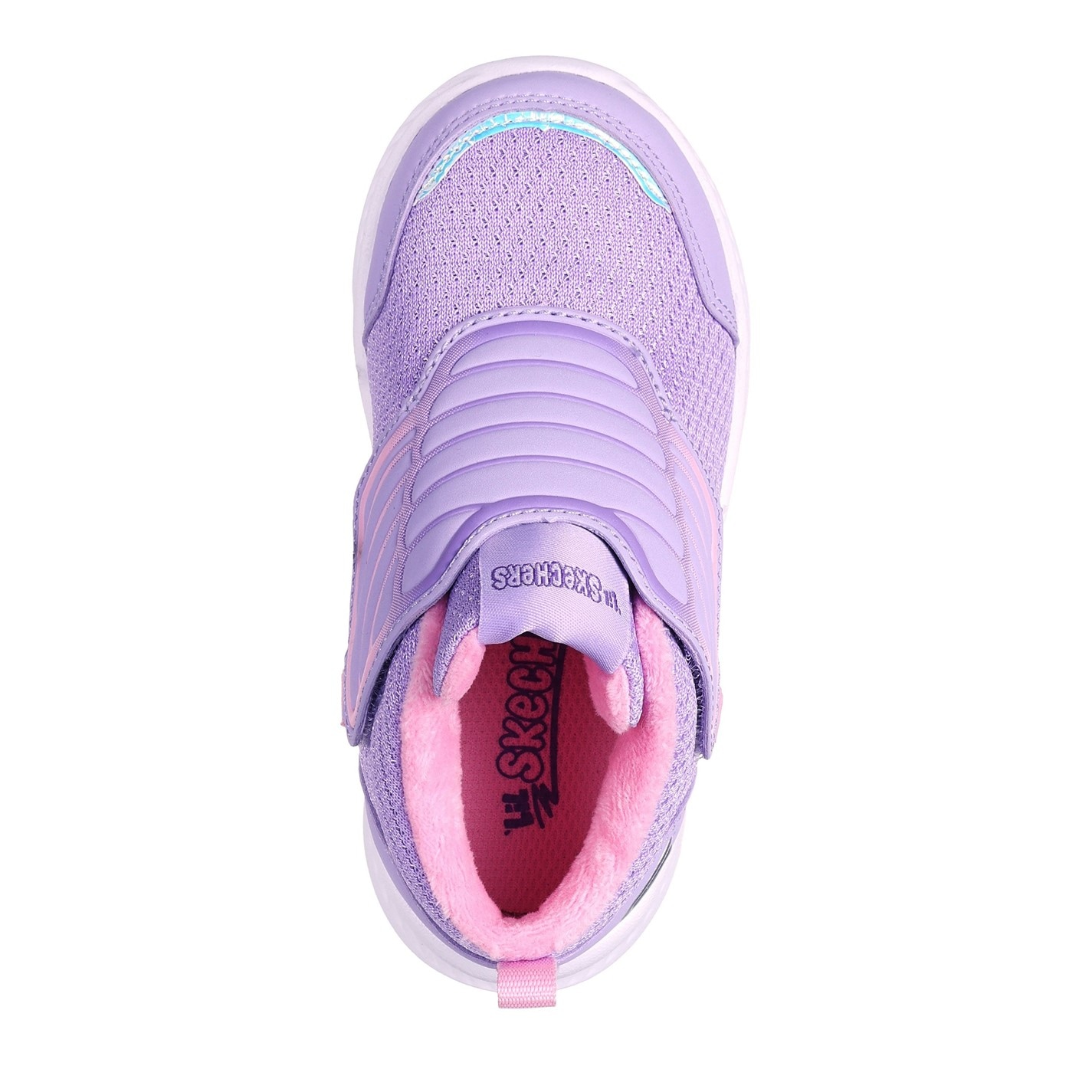 Tenisky Skechers Lavender 1683103 Unisex Kids' Comfyflex2 Slip On Trainers - 5