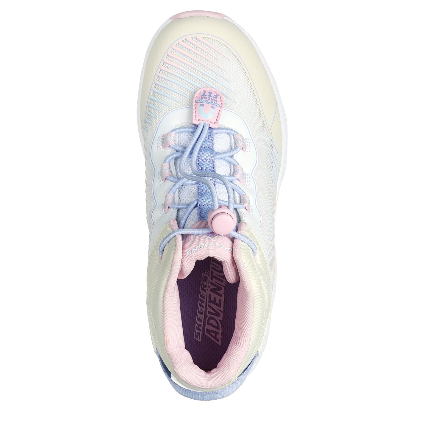 Tenisky Skechers Off White 124001 Kids' Casual Low-Top Trainers - 5
