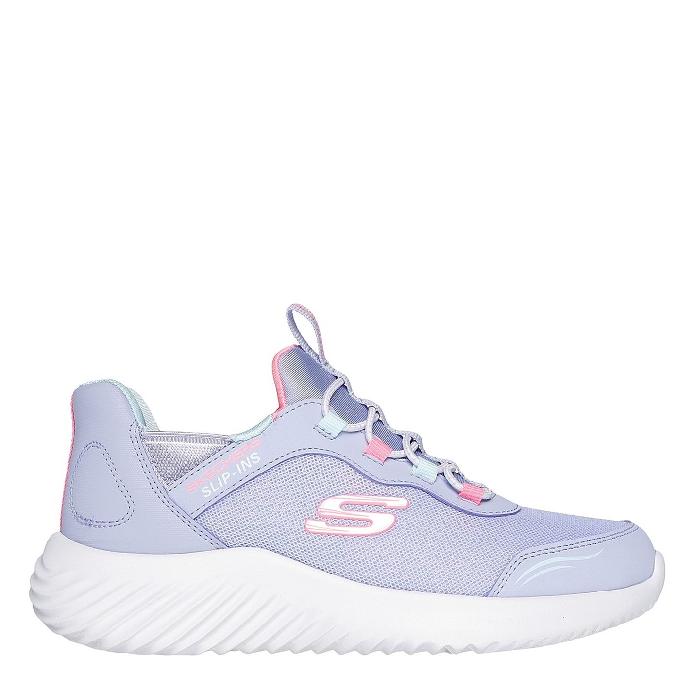 Tenisky Skechers Lavender 6360726 Bounder - Simple Cute Slip On Trainers Unisex Kids - 3