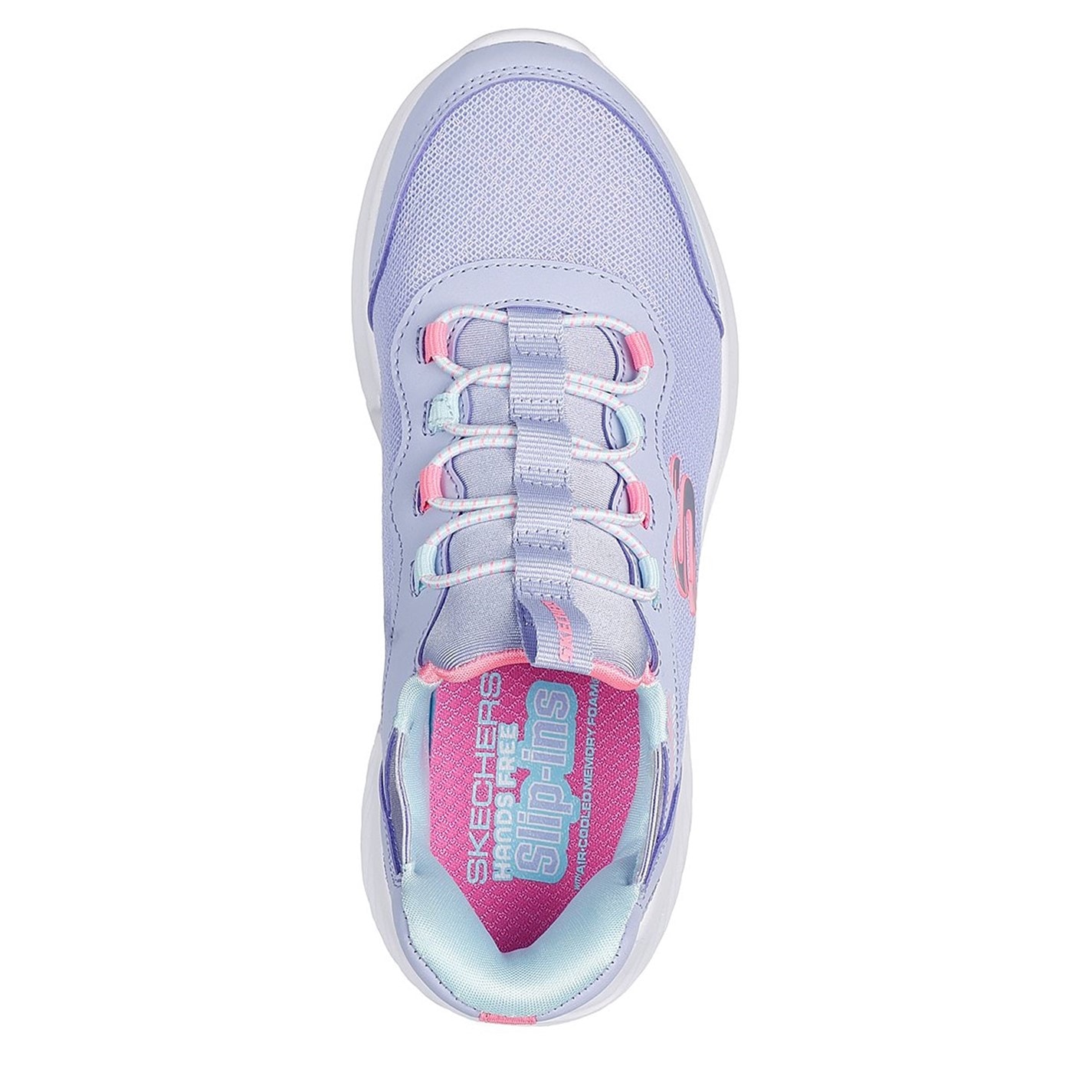 Tenisky Skechers Lavender 6360726 Bounder - Simple Cute Slip On Trainers Unisex Kids - 5