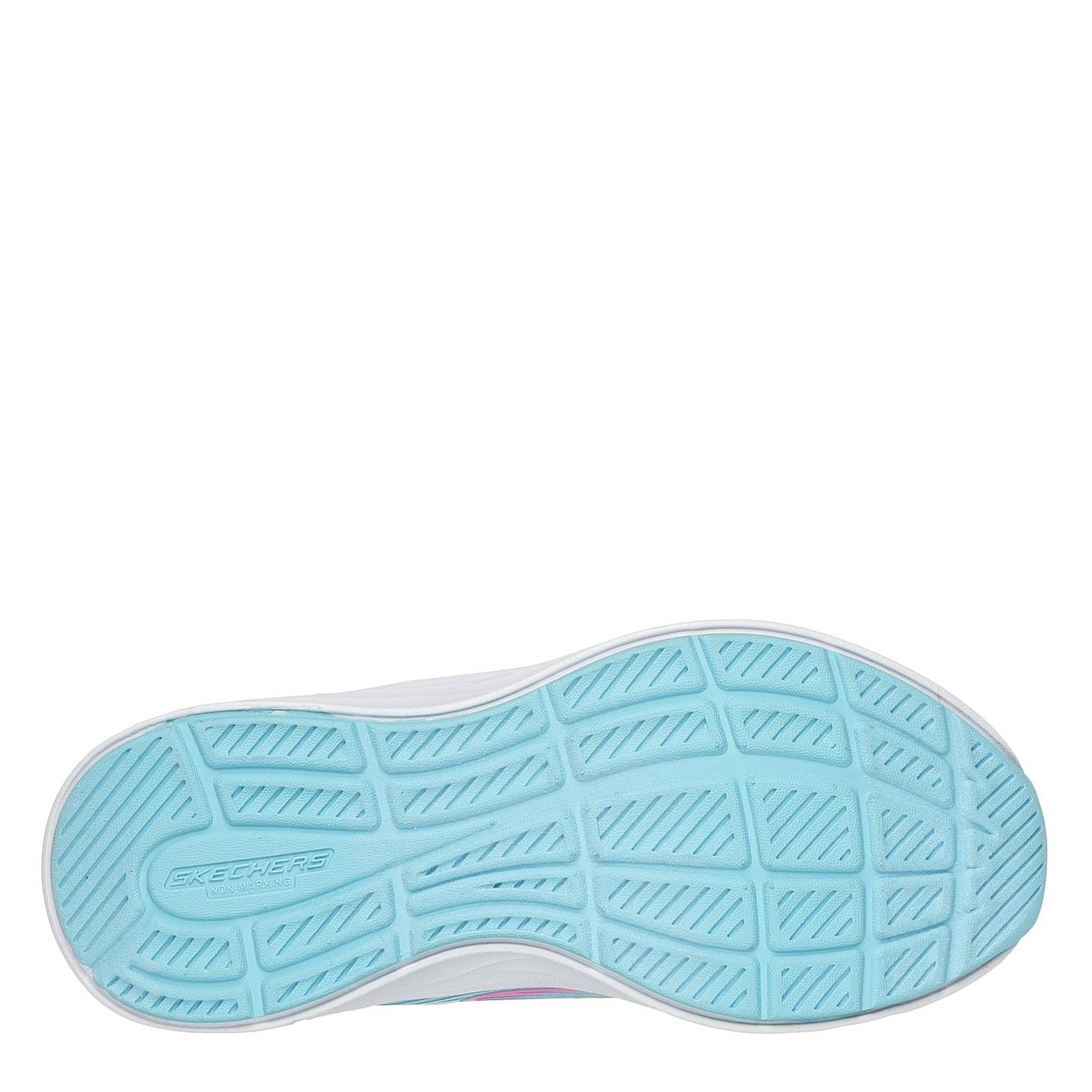 Tenisky Skechers Blue 658443 Bungee And Strap Glitter Mesh Sneak Slip On Runners Unisex Kids - 4
