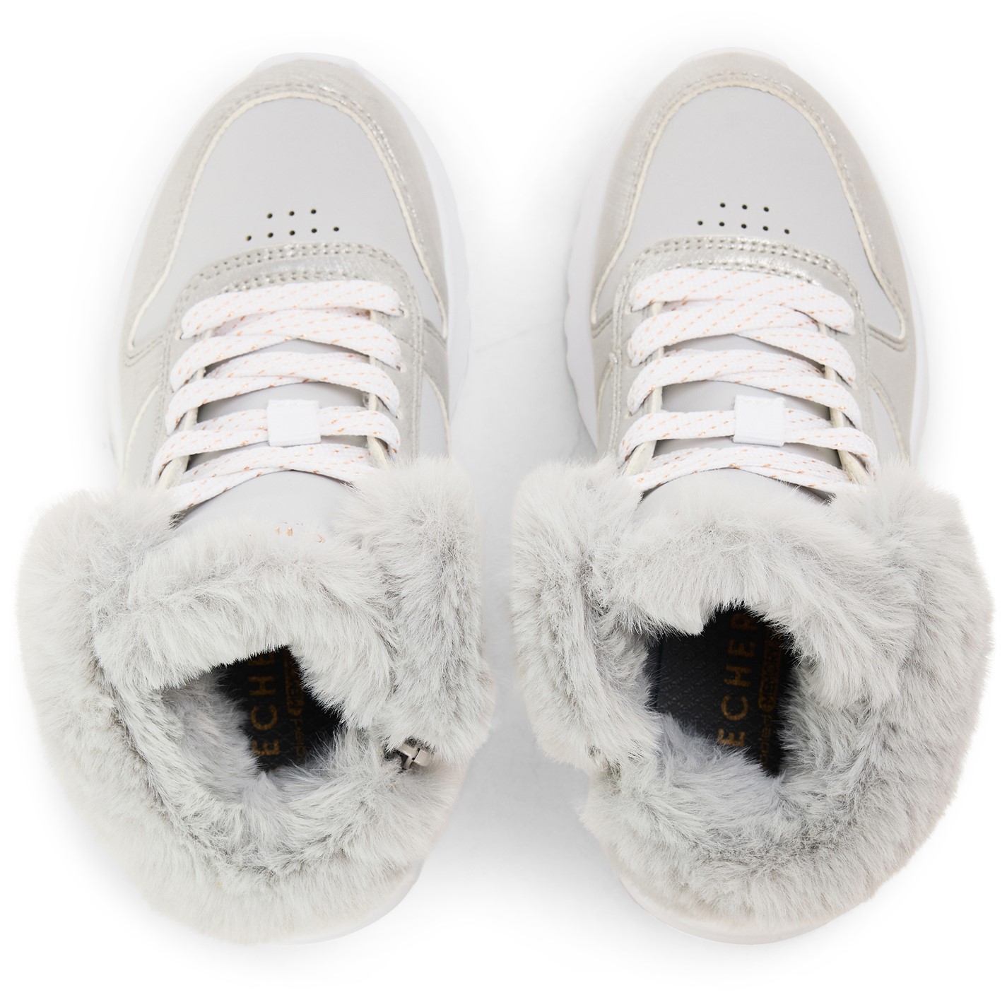 Tenisky Skechers Grey 871062 Unisex Kids' Unolite High-Top Trainers - 6