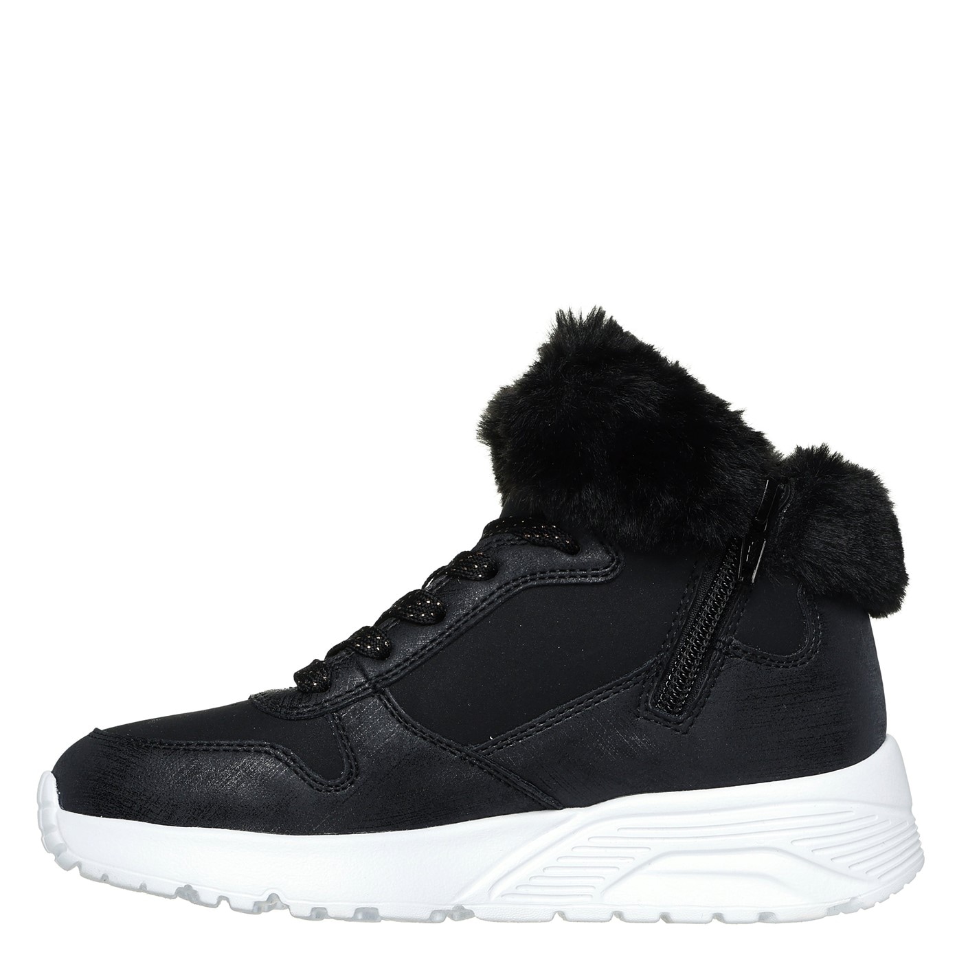Tenisky Skechers Black 8236336 Unisex Kids' Unolite High-Top Trainers - 2