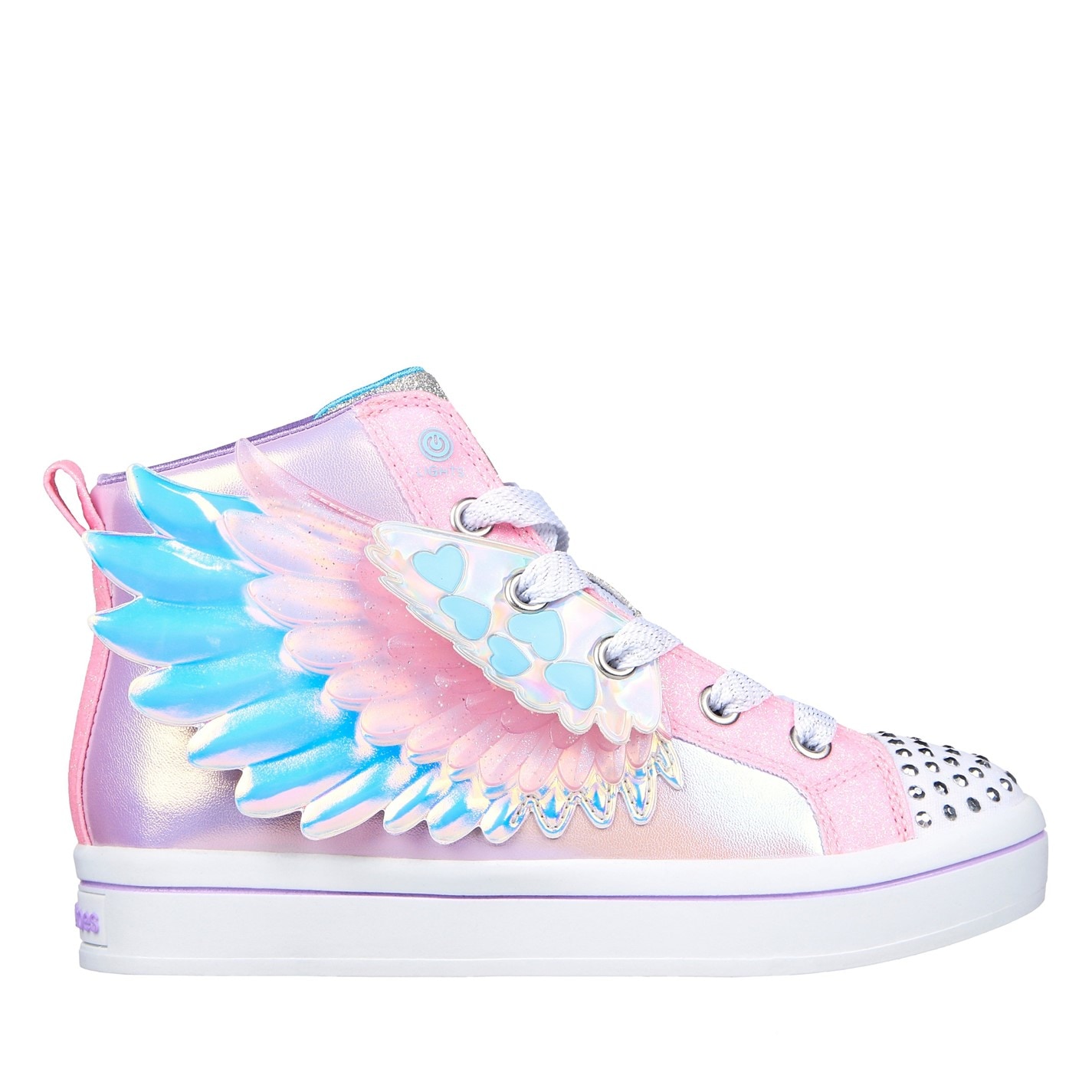 Tenisky Skechers Pink 581136 Unisex Kids' High-Top Trainers - 3