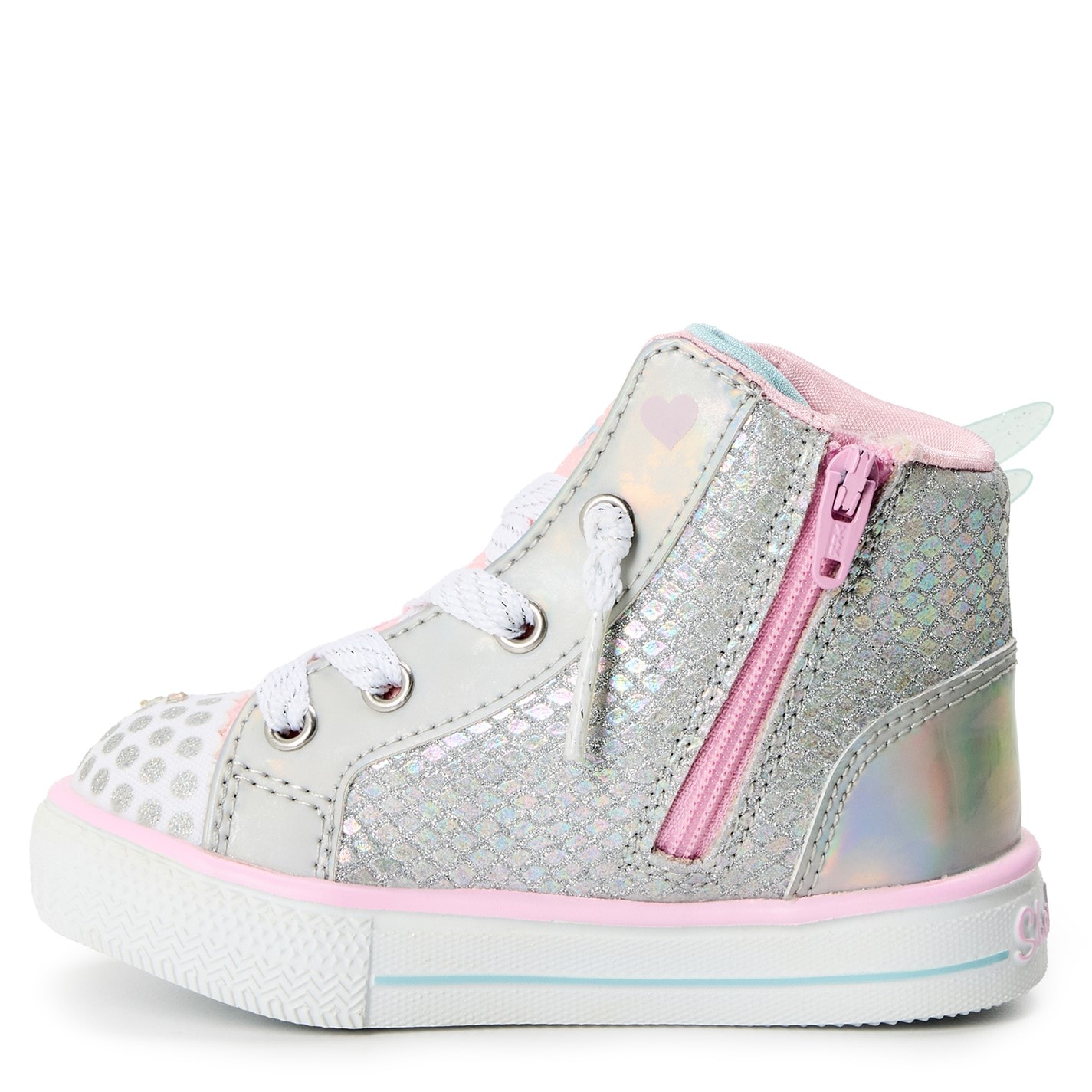 Tenisky Skechers Silver 4121614 Unisex Kids' High-Top Trainers - 2
