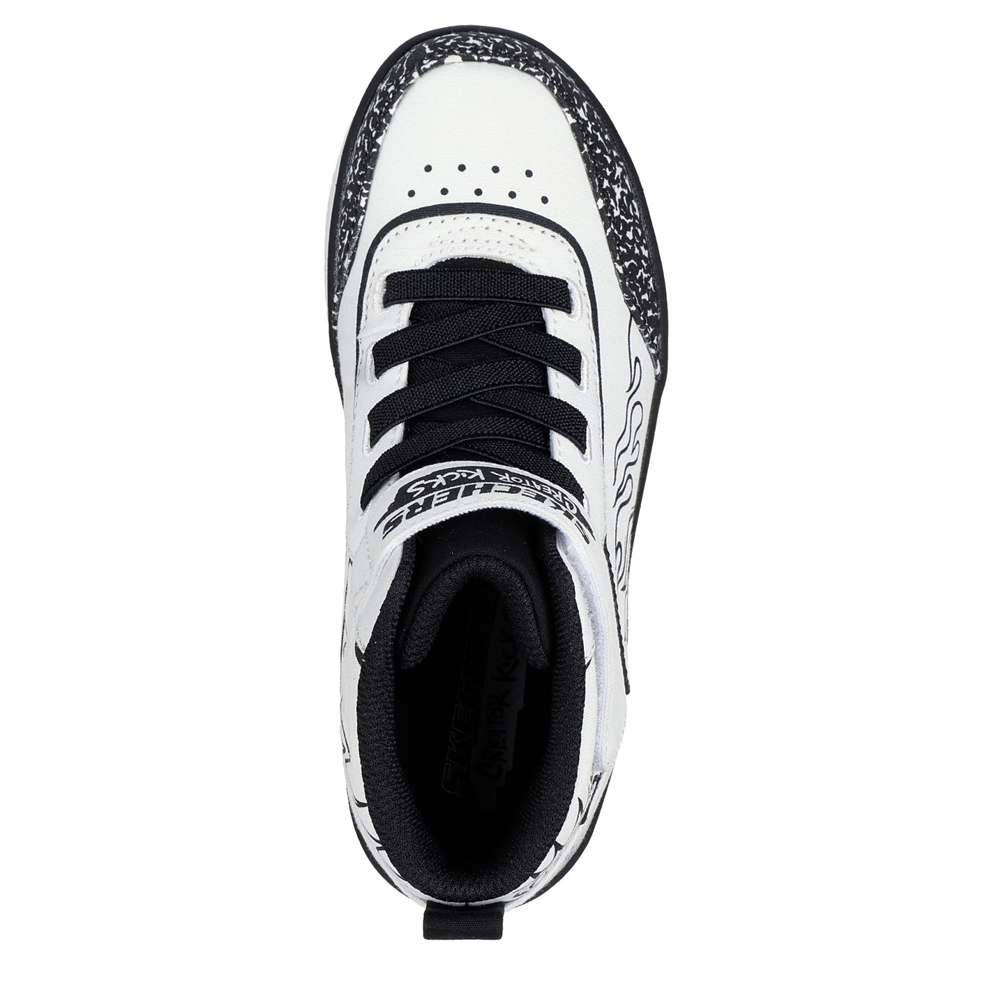 Tenisky Skechers White 3899156 High Top Gore & Strap Sneaker Low-Top Trainers Unisex Kids - 5