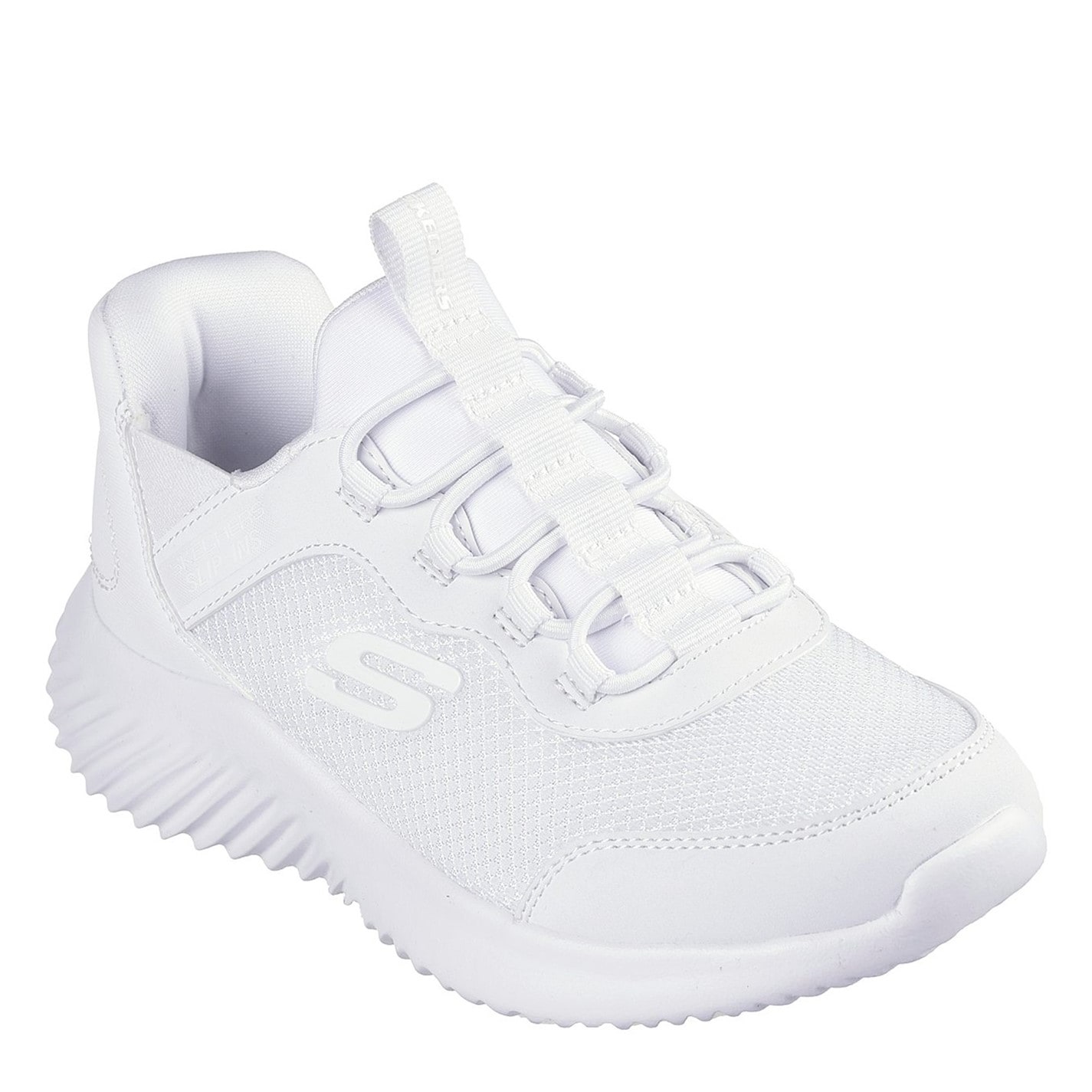 Tenisky Skechers White 7116096 Bounder - Brisk-Burst Slip On Trainers Unisex Kids - 1