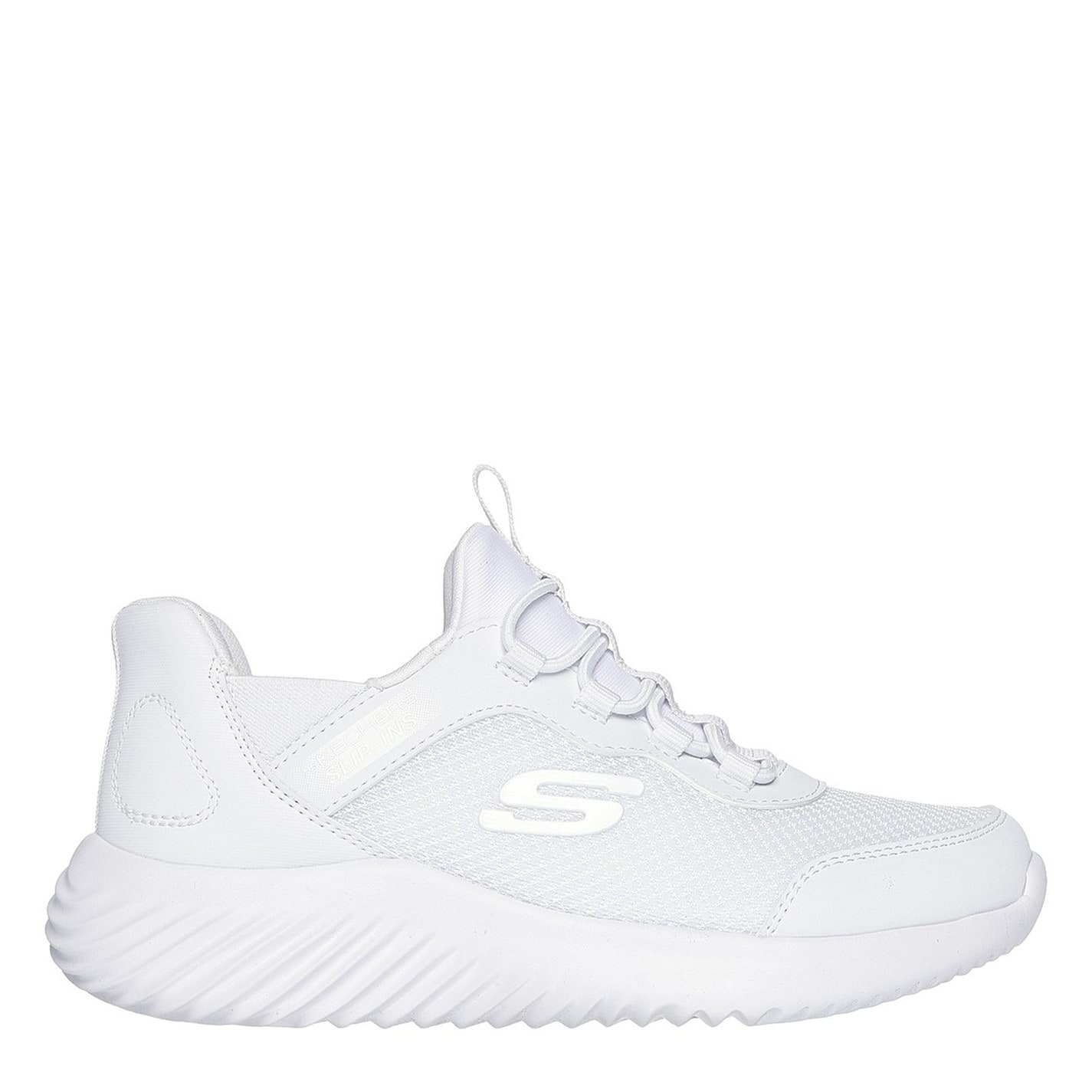 Tenisky Skechers White 7116096 Bounder - Brisk-Burst Slip On Trainers Unisex Kids - 3