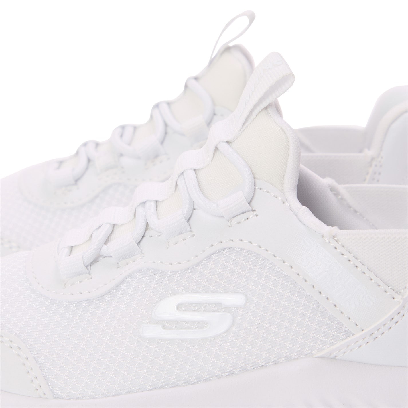 Tenisky Skechers White 7116096 Bounder - Brisk-Burst Slip On Trainers Unisex Kids - 5