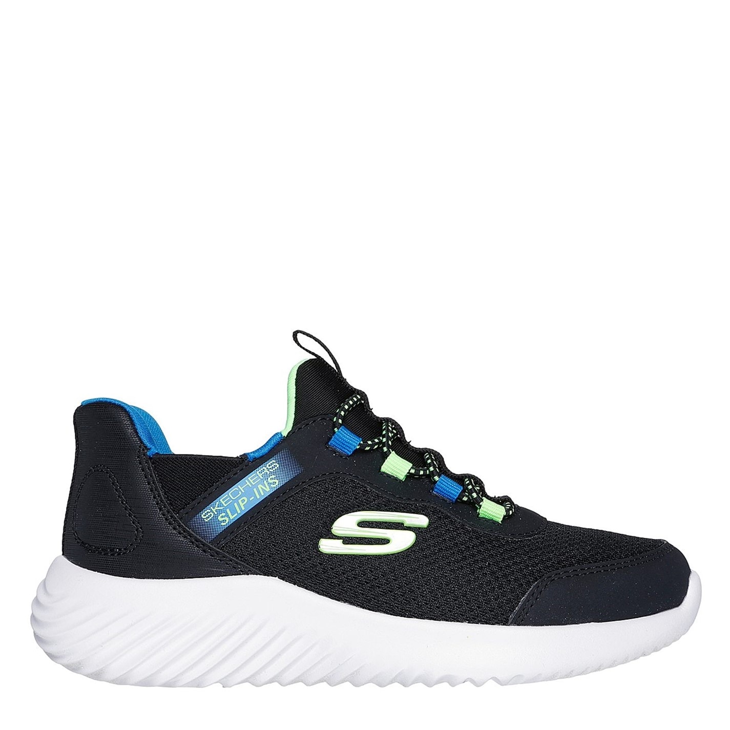 Tenisky Skechers Black 8506671 Bounder - Brisk-Burst Slip On Trainers Unisex Kids - 3