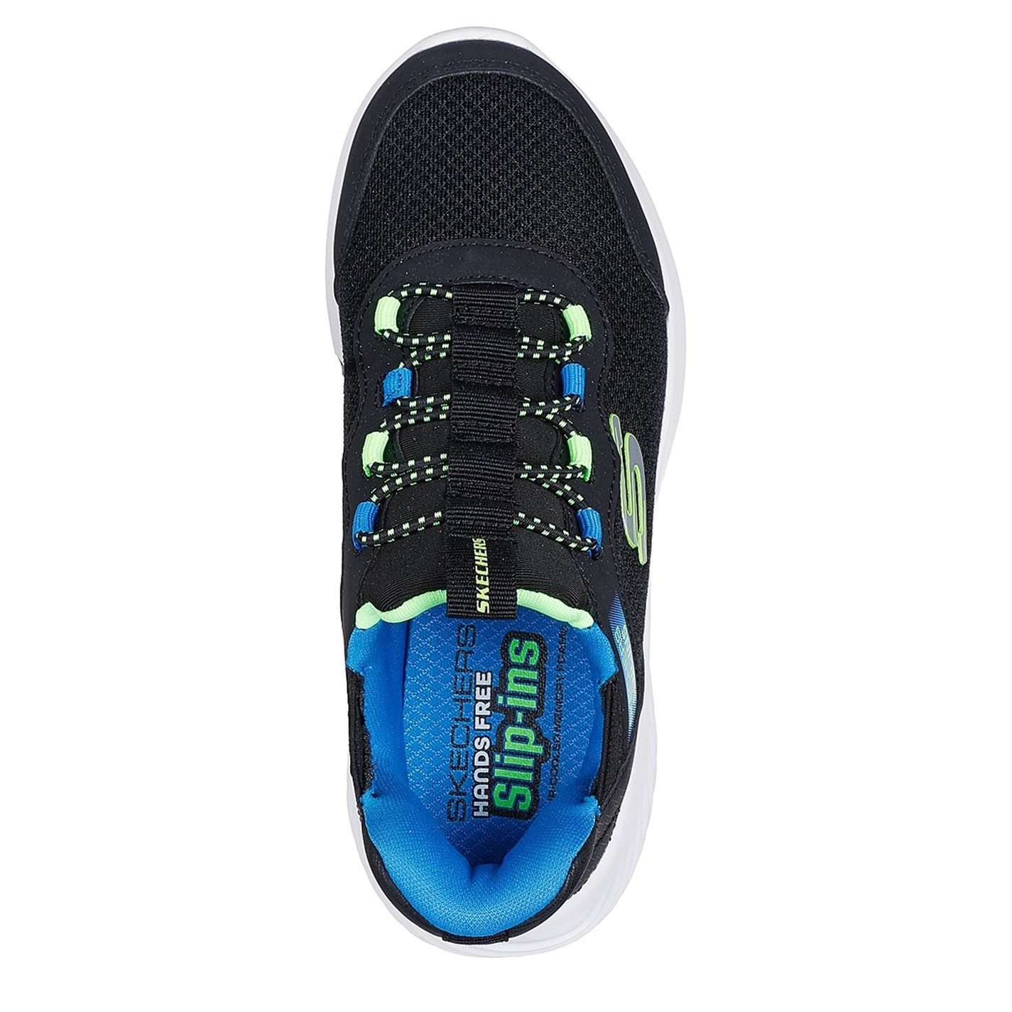 Tenisky Skechers Black 8506671 Bounder - Brisk-Burst Slip On Trainers Unisex Kids - 5