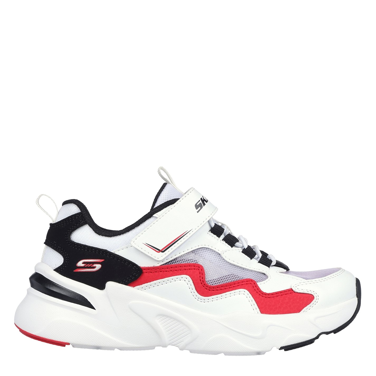 Tenisky Skechers White 2619187 Kids' Casual Low-Top Trainers - 3