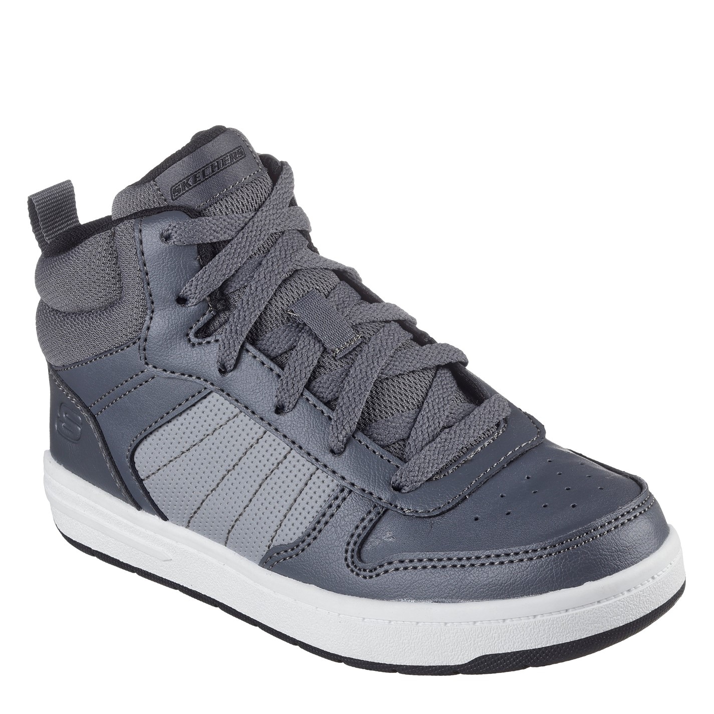 Tenisky Skechers Grey 1096900 Unisex Kids' High-Top Trainers - 1