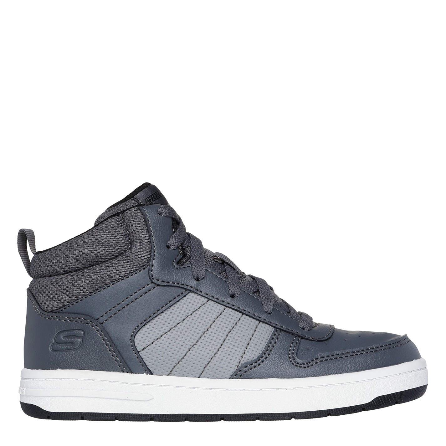 Tenisky Skechers Grey 1096900 Unisex Kids' High-Top Trainers - 3