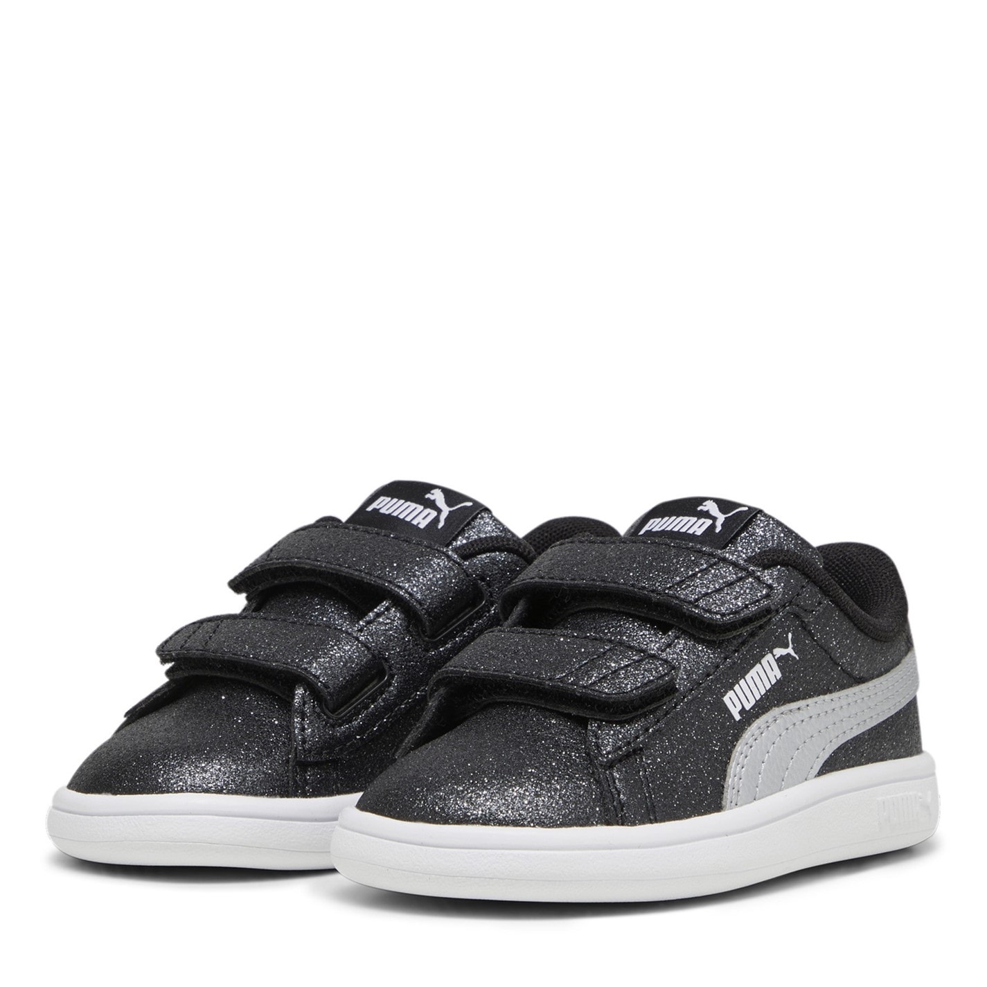 Tenisky Puma Black 4500611 Smash 3.0 Glitz Glam V Infant Girl Trainers - 1