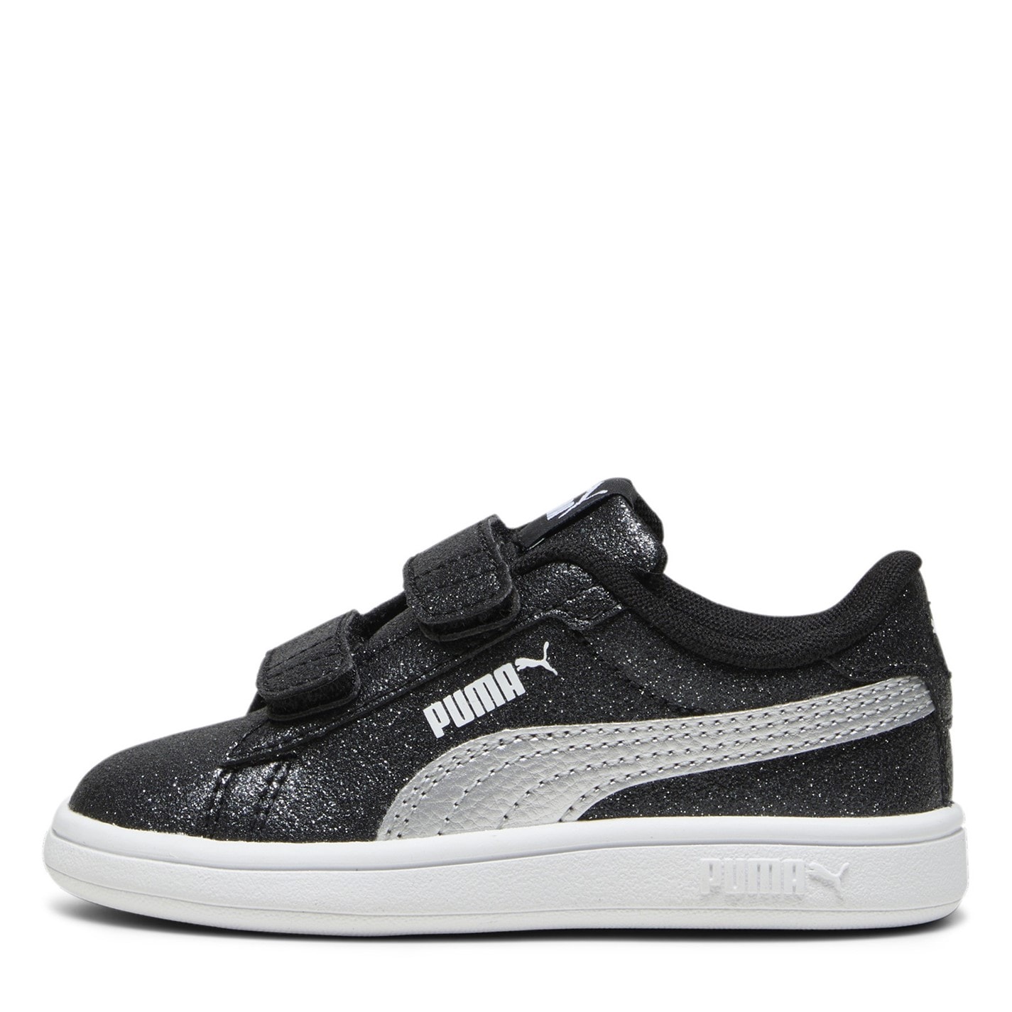 Tenisky Puma Black 4500611 Smash 3.0 Glitz Glam V Infant Girl Trainers - 2