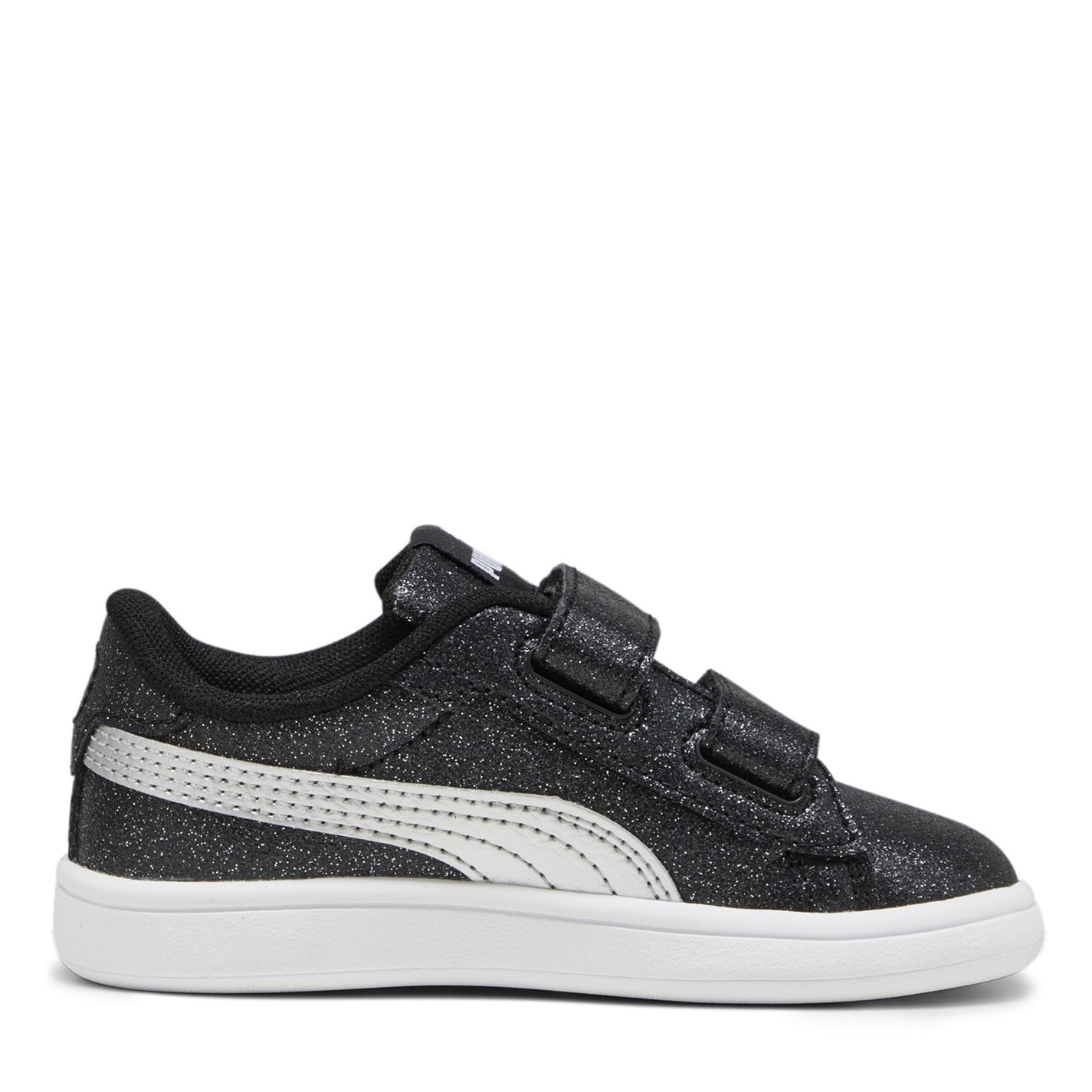 Tenisky Puma Black 4500611 Smash 3.0 Glitz Glam V Infant Girl Trainers - 4