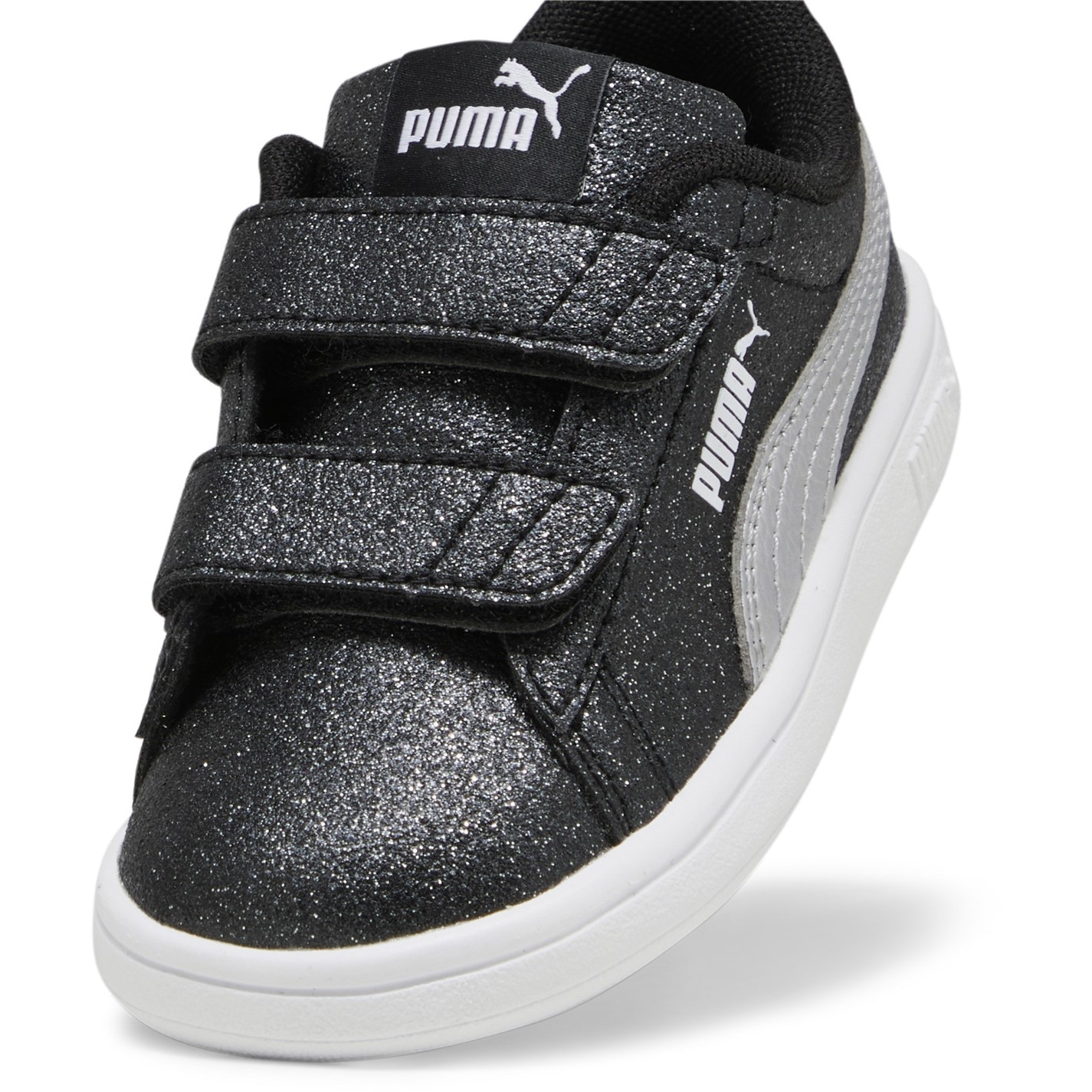 Tenisky Puma Black 4500611 Smash 3.0 Glitz Glam V Infant Girl Trainers - 6