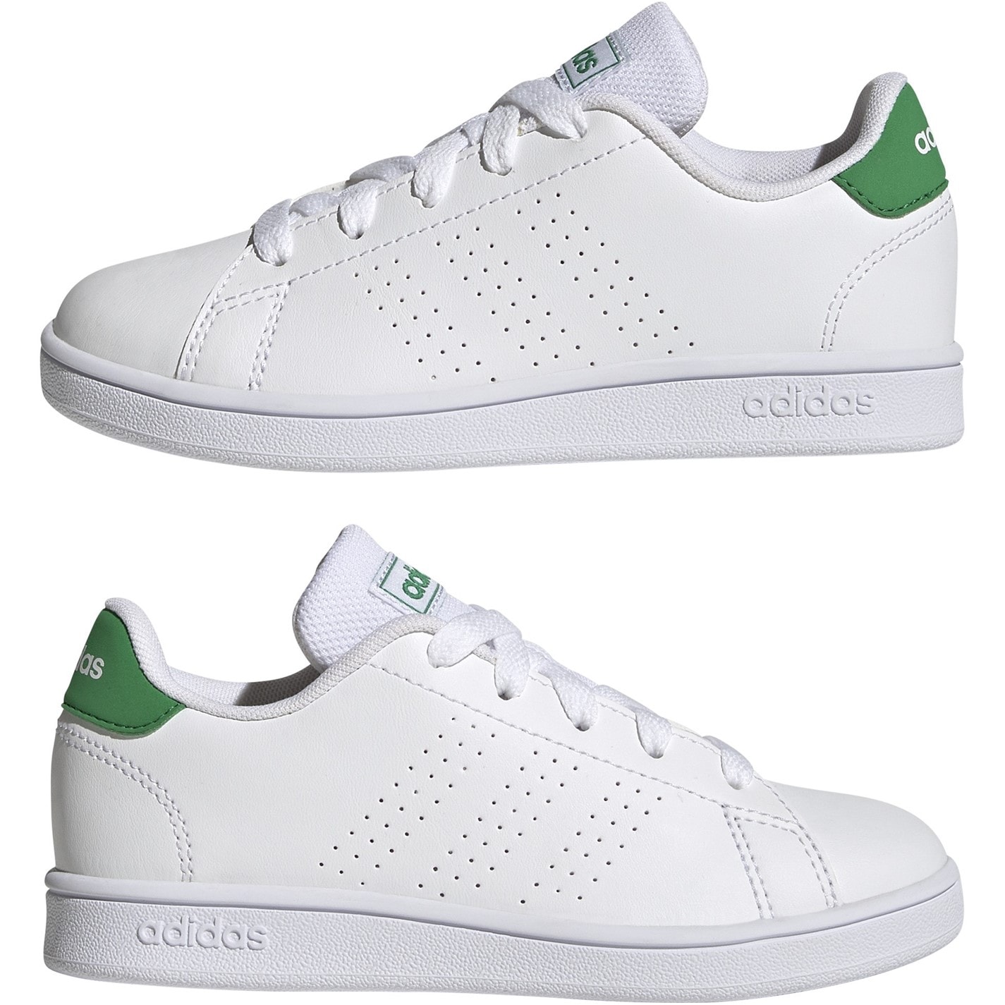 Tenisky adidas Wwht 806548 Advantage Lifestyle Court Lace Shoes Unisex Childrens - 9