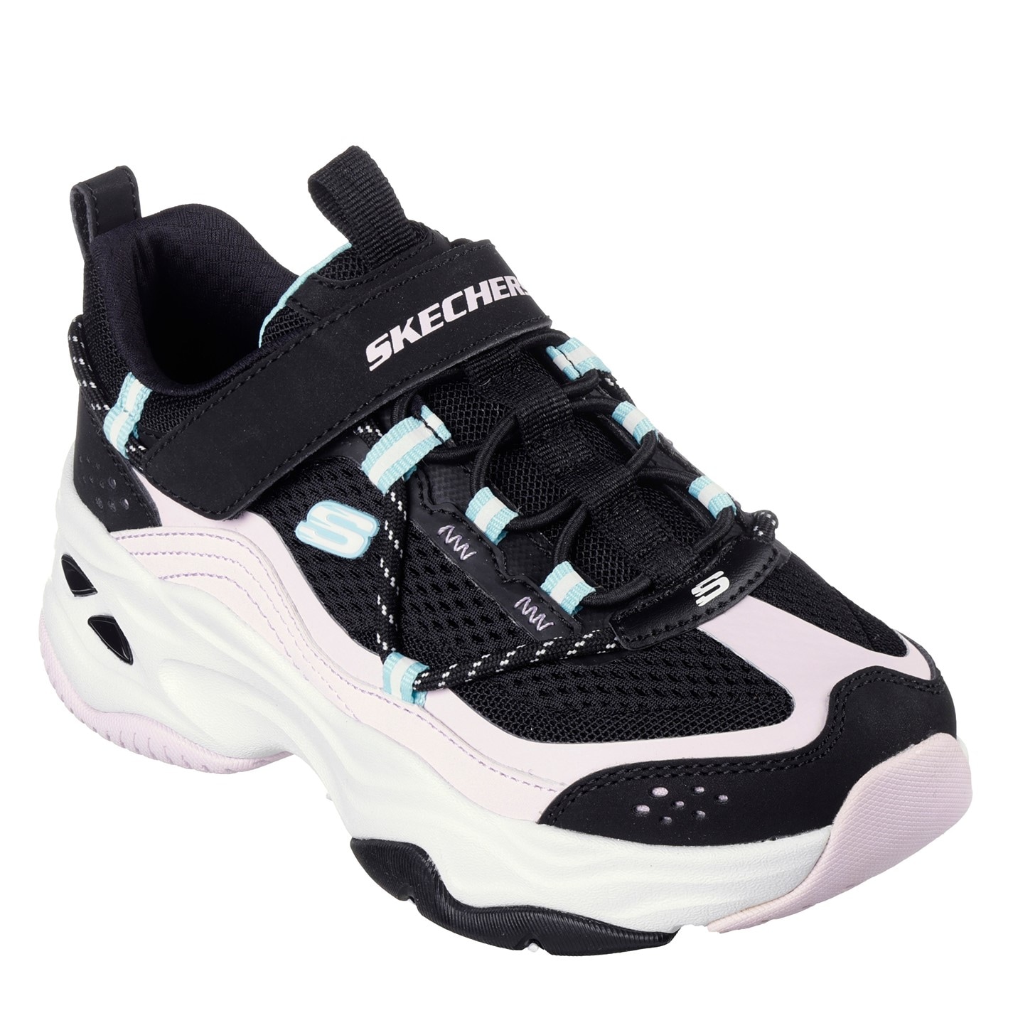 Tenisky Skechers Black 4435120 Unisex Kids' DLites4 Classic Low-Top Trainers - 1