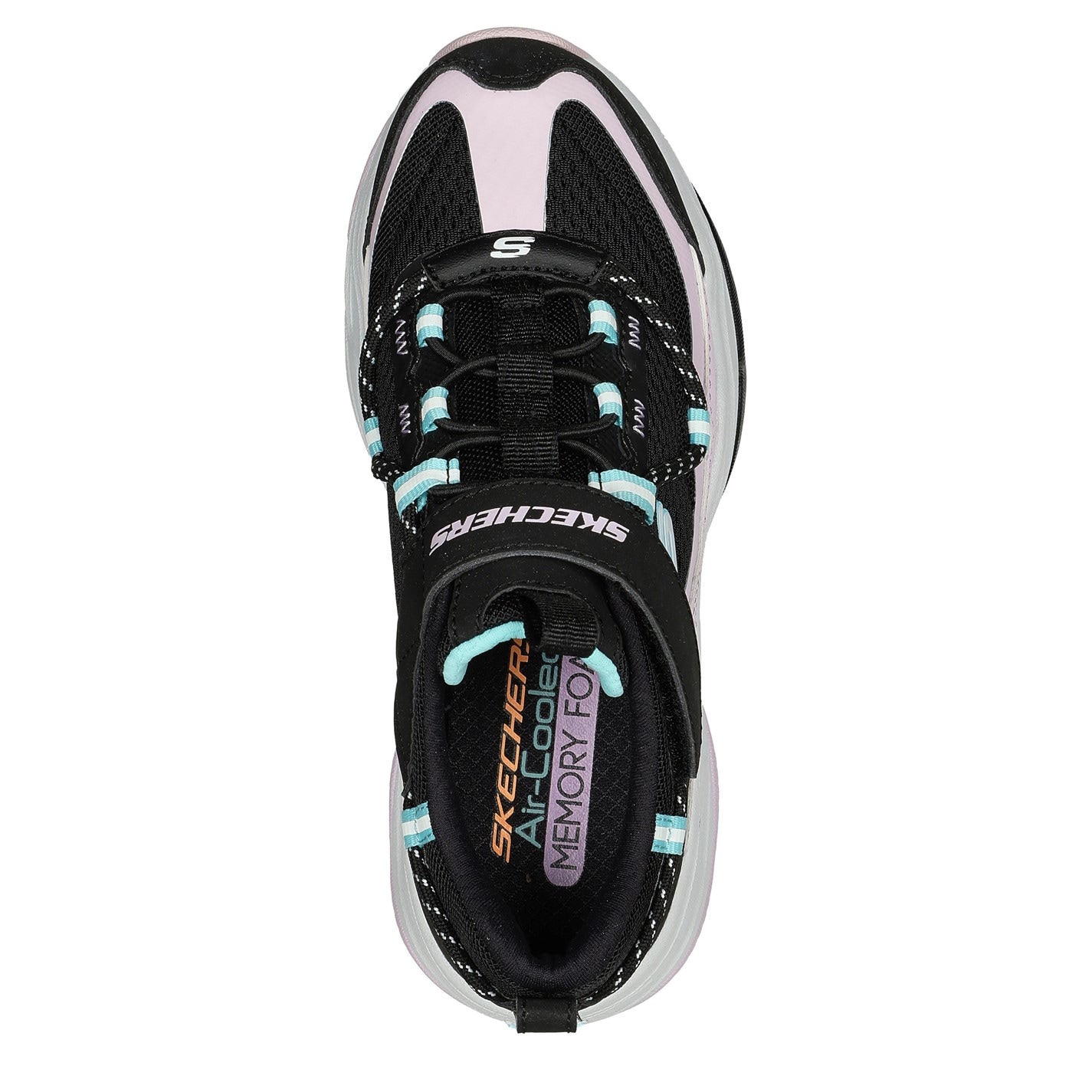 Tenisky Skechers Black 4435120 Unisex Kids' DLites4 Classic Low-Top Trainers - 5
