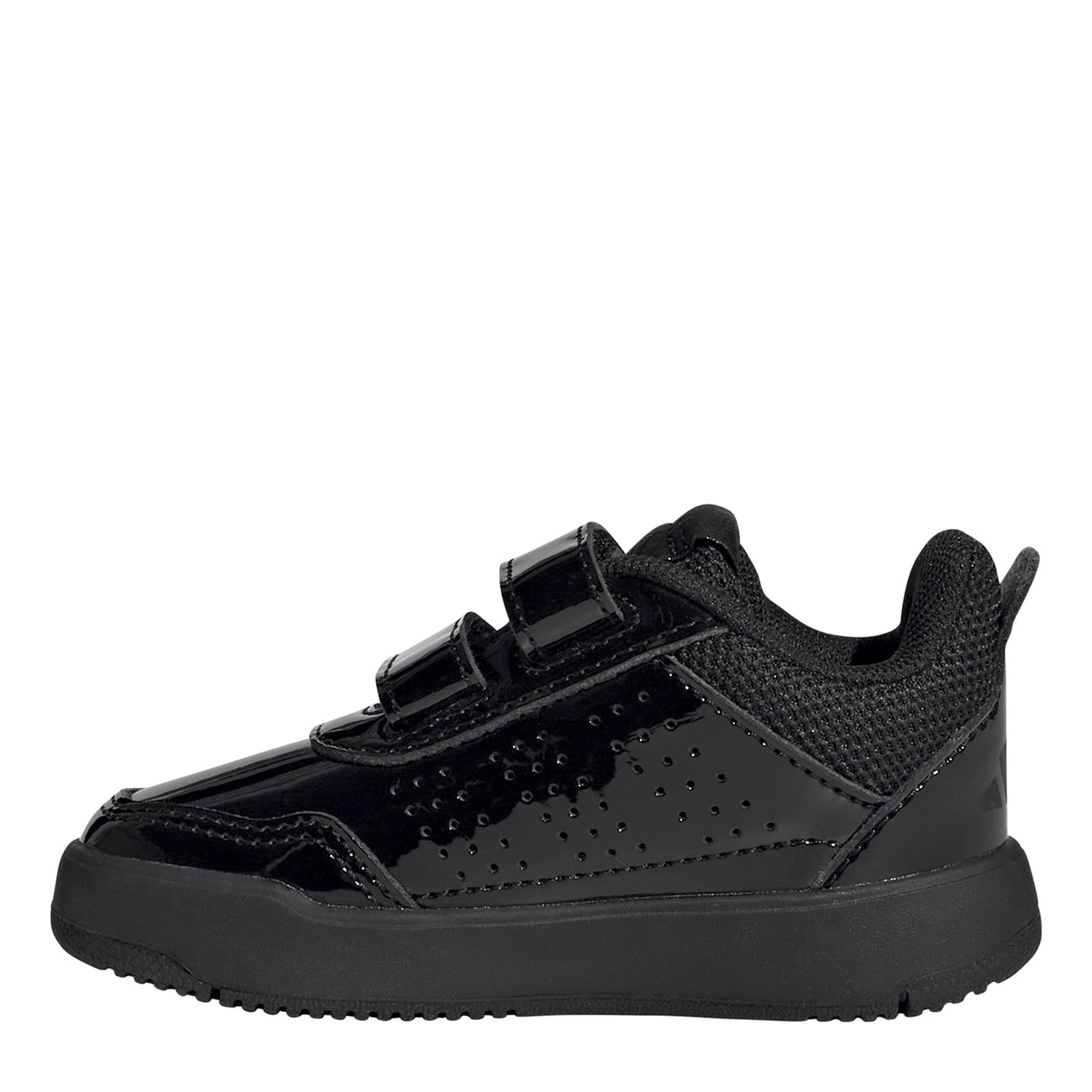 Tenisky adidas Black Patent 4009592 Tensaur Hook and Loop Shoes Infant Girls - 2