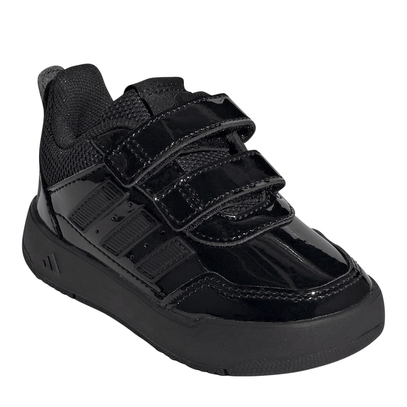 Tenisky adidas Black Patent 4009592 Tensaur Hook and Loop Shoes Infant Girls - 3