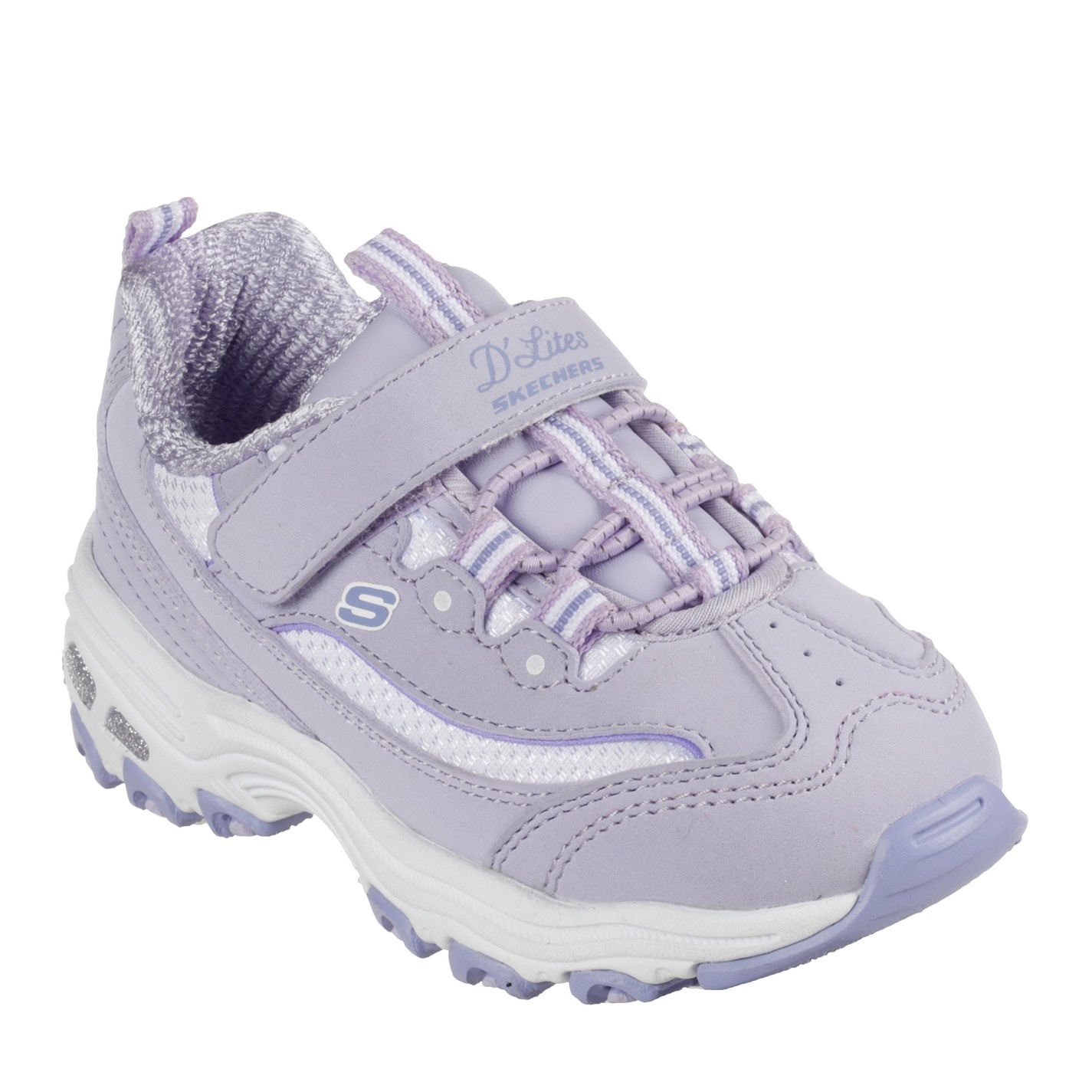 Tenisky Skechers Lavender 8821202 Unisex Kids' DLites Slip On Trainers - 1