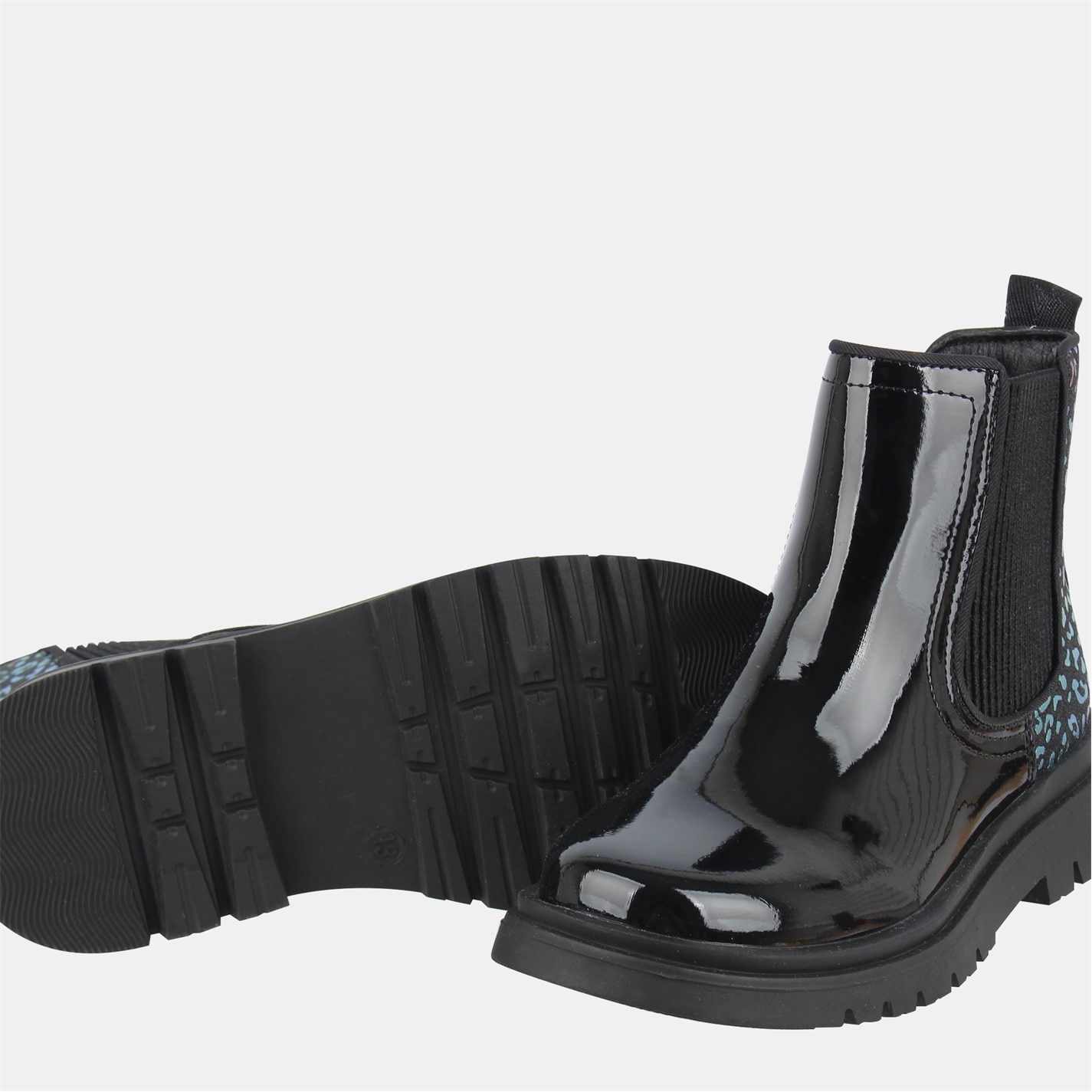 Miso Leopard Chelsea Boots Childrens - 3