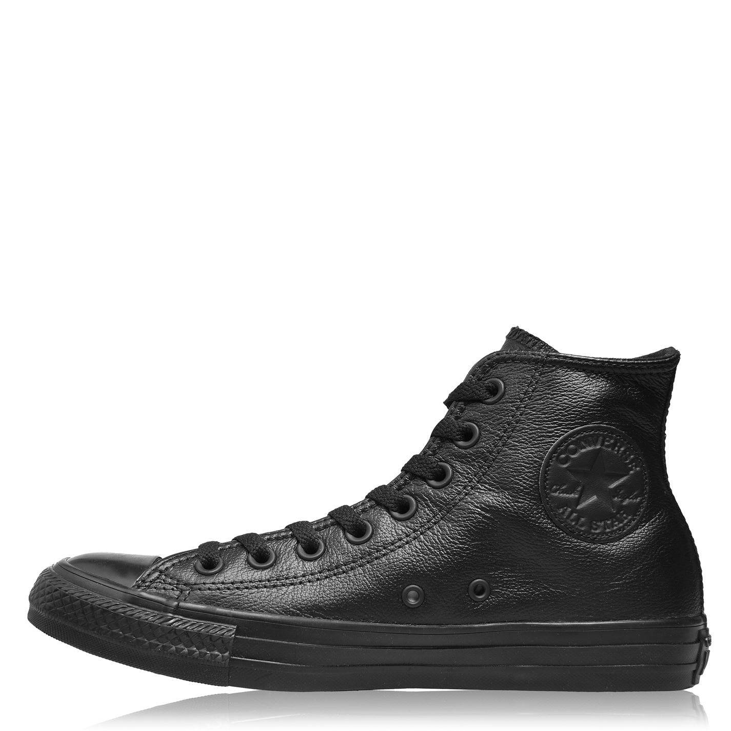 Converse Star Mono Leather Trainers - 2
