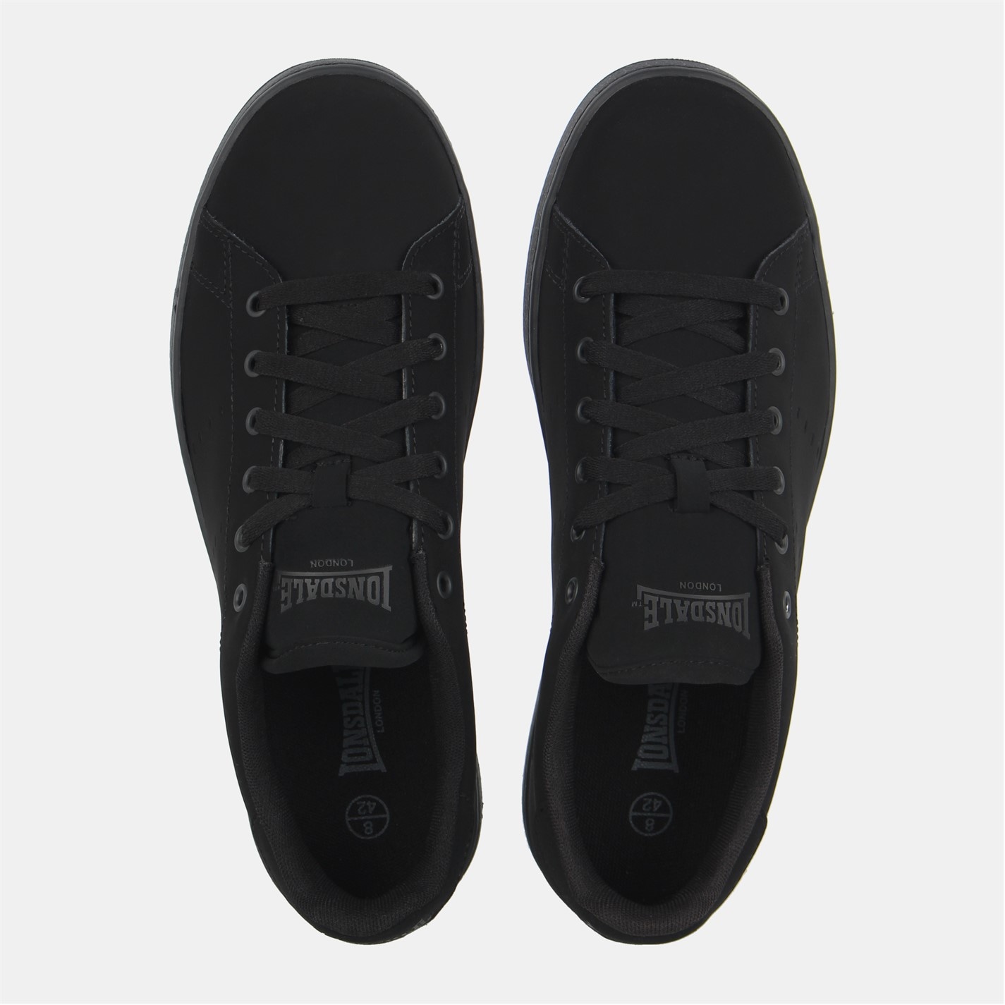 Lonsdale Leyton Leather Trainers Mens - 4