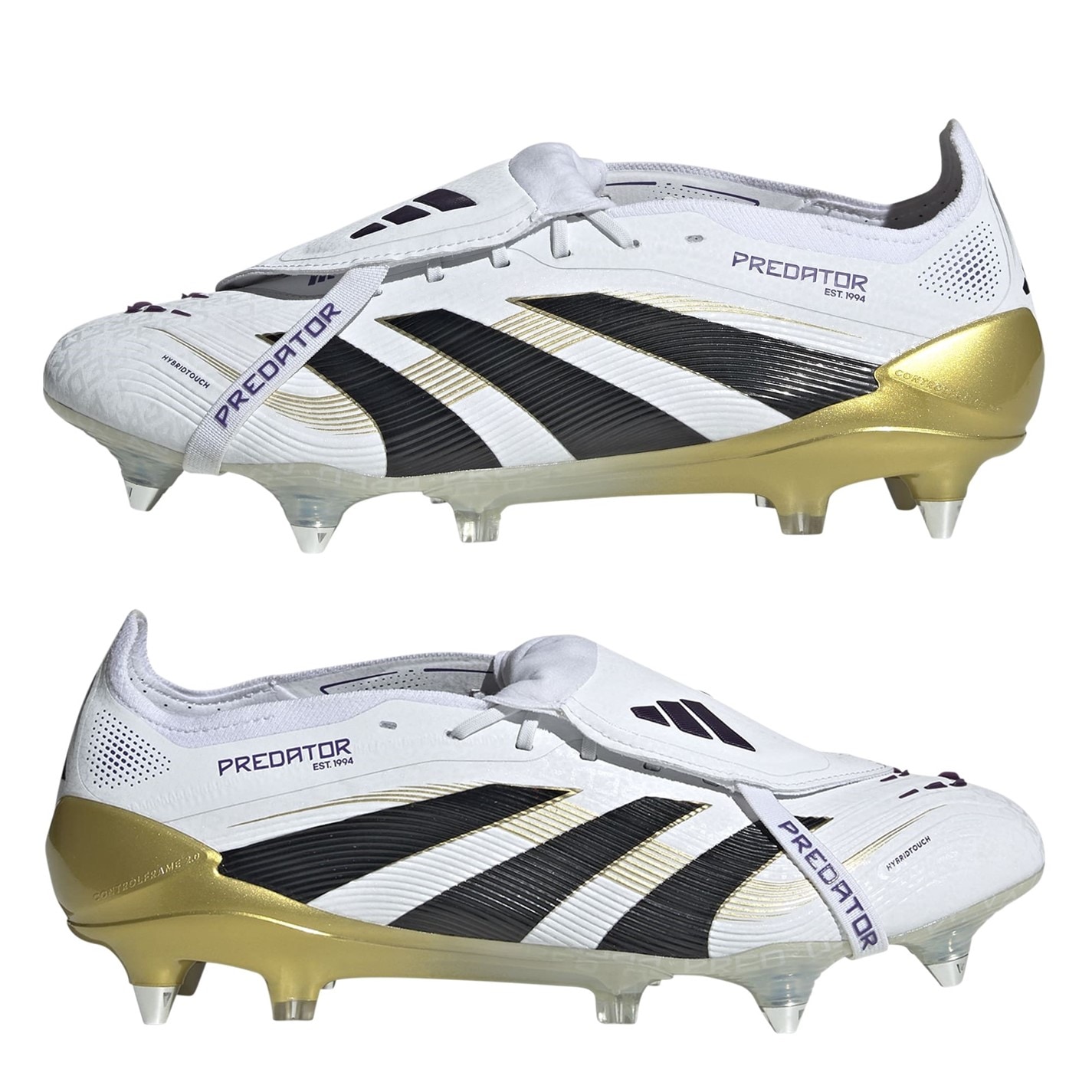 adidas Predator Elite Fold-Over Tongue Adults Soft Ground Football Boots - 9