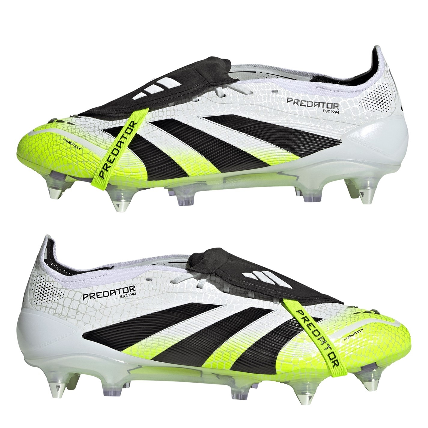 adidas Predator Elite Fold-Over Tongue Adults Soft Ground Football Boots - 9