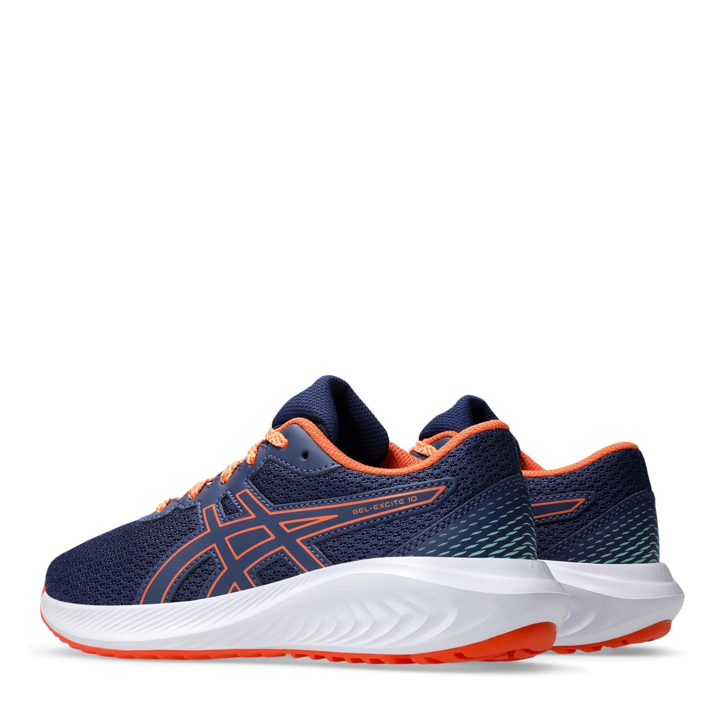 Boty Asics Blue 473235 Gel Excite 10 Grade School Running Shoes Juniors - 5
