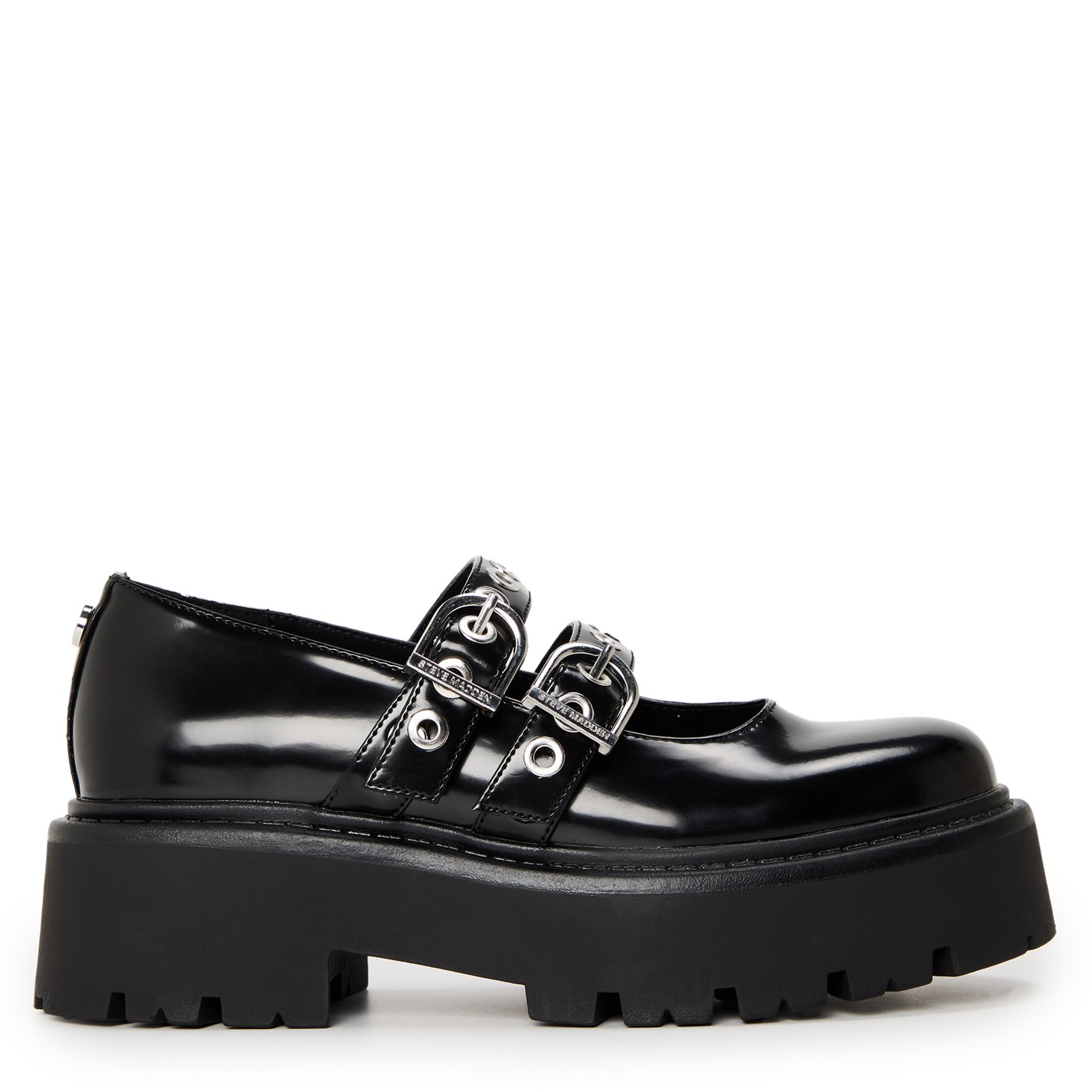 Steve Madden Blk Action Lthr 845038