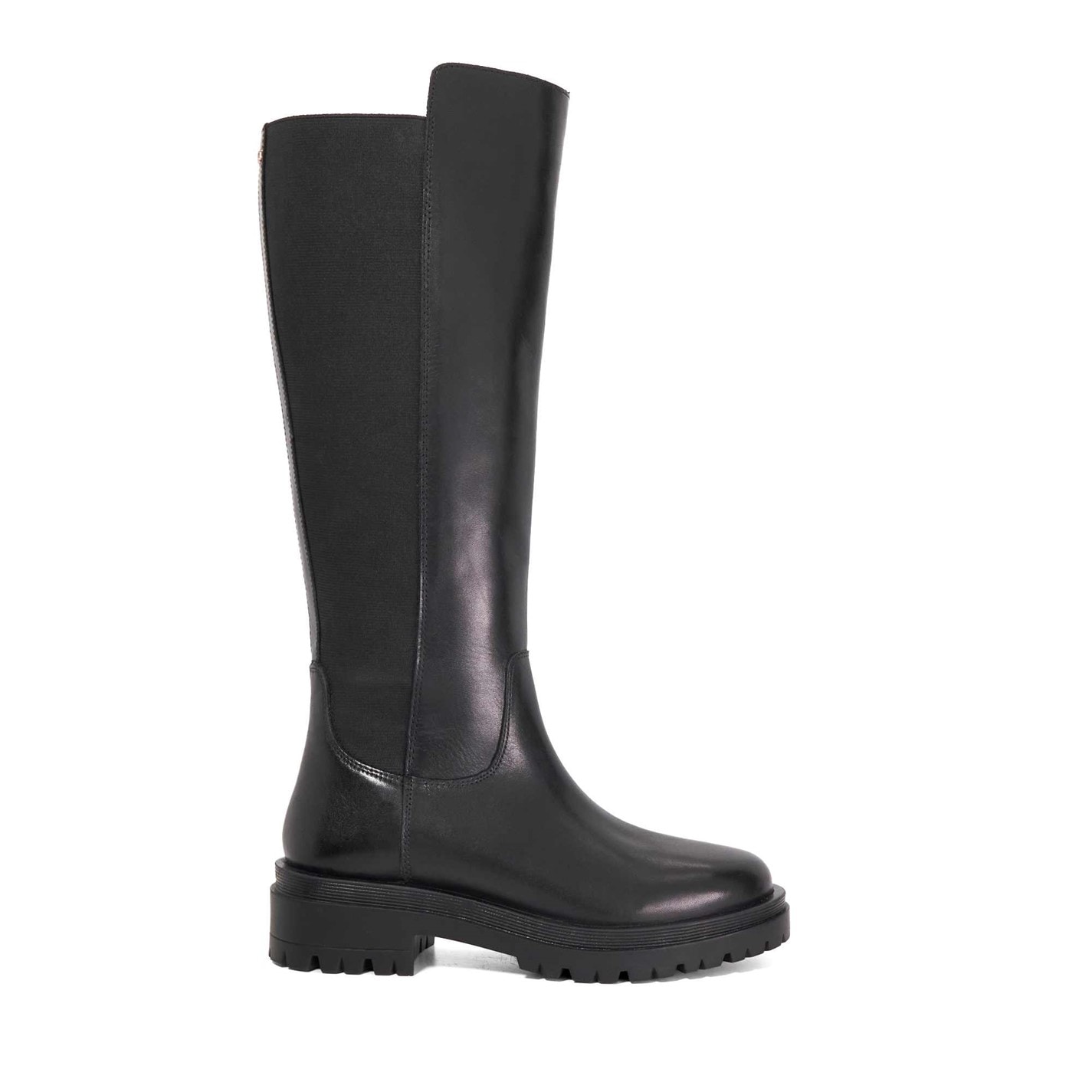 Kozačky Dune London Black Leather 640343
