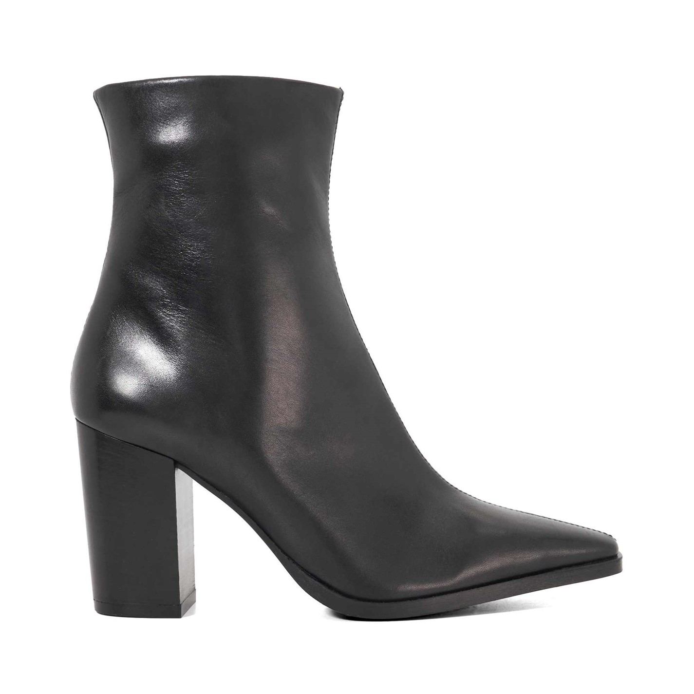 Kozačky Dune London Black Leather 493635