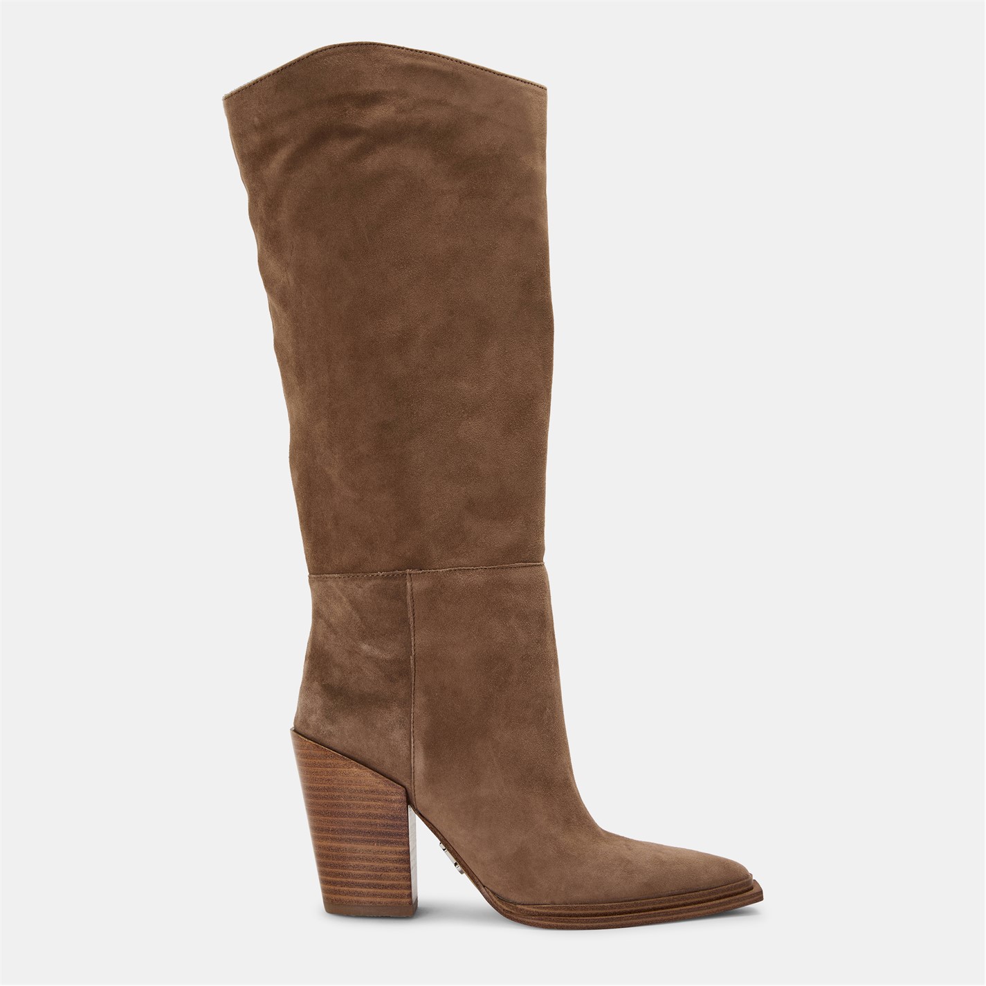 Kozačky Steve Madden Taupe Suede 8014559