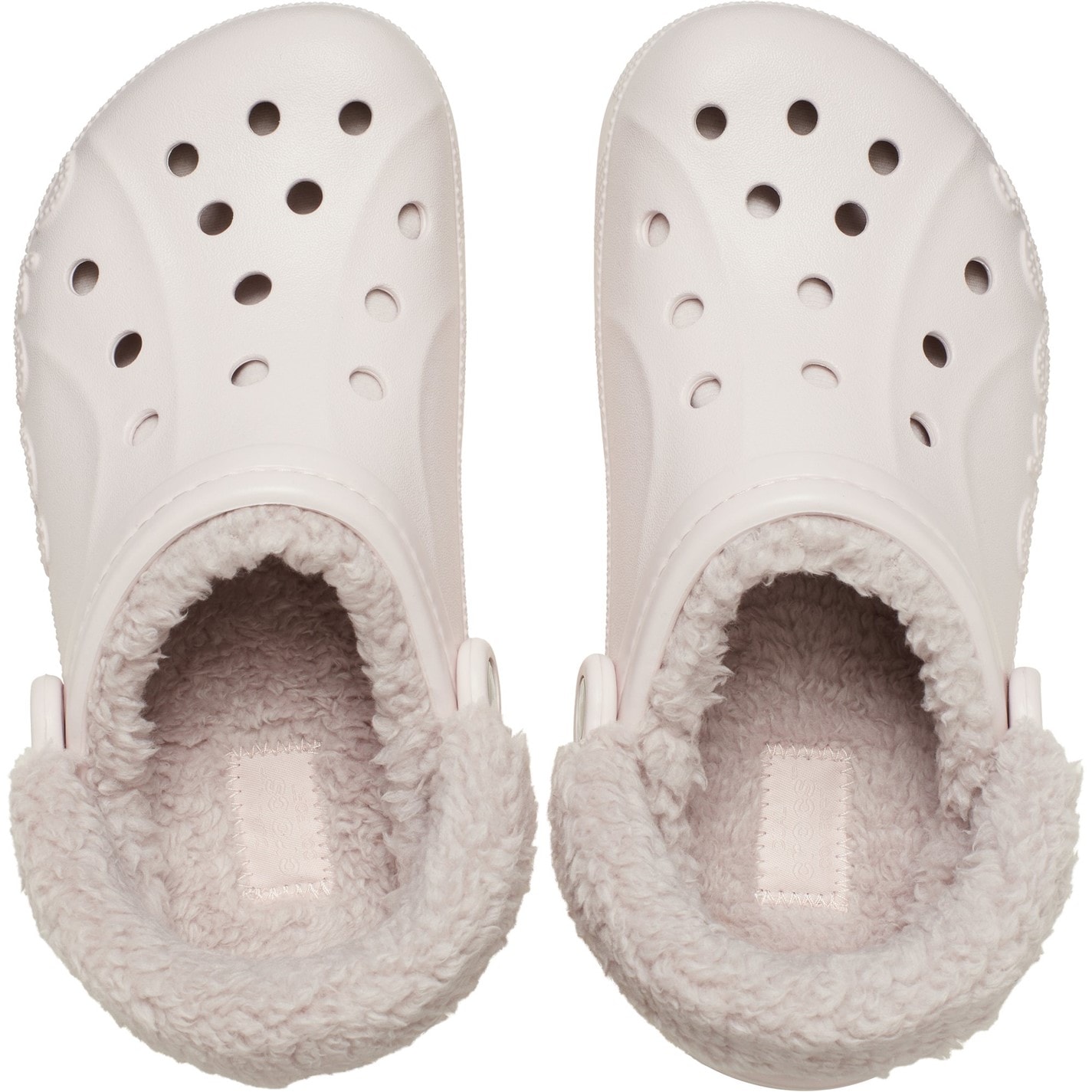 Crocs Baya Lined Fuzz-Strap Clogs Womens - 4
