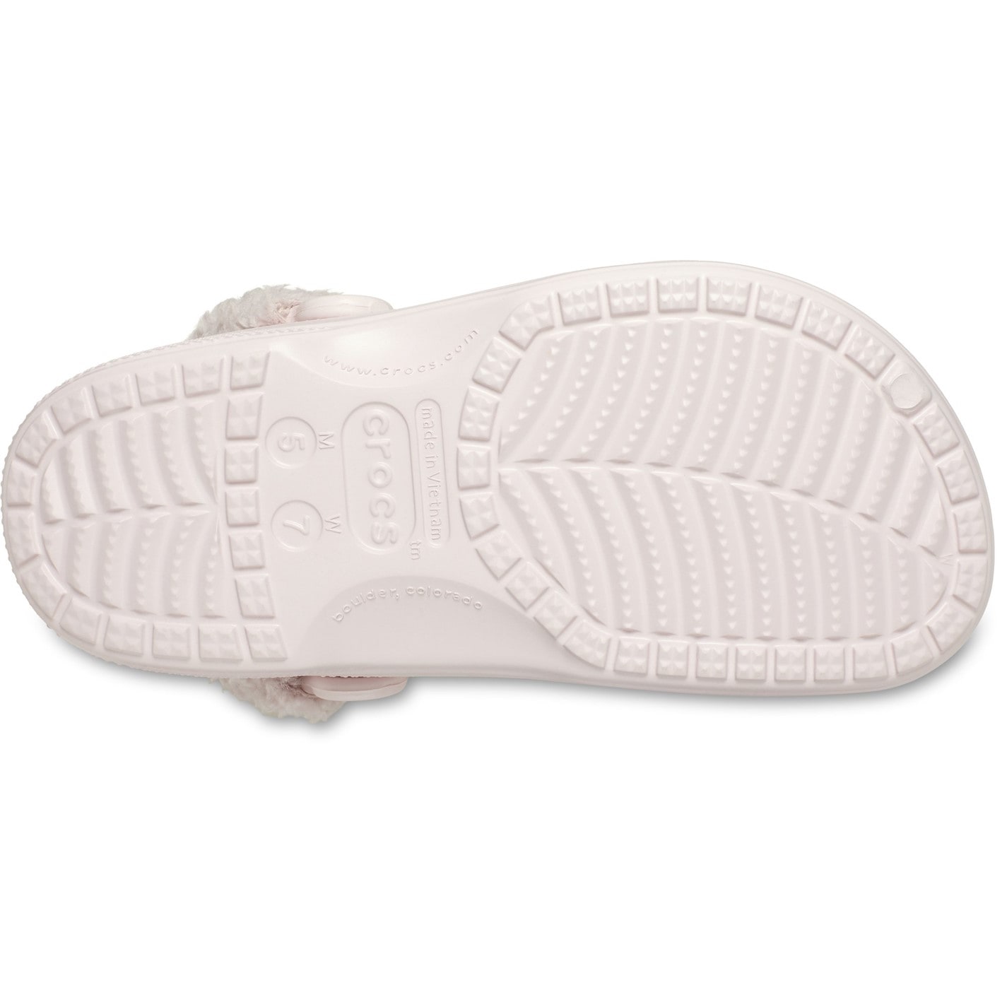 Crocs Baya Lined Fuzz-Strap Clogs Womens - 5