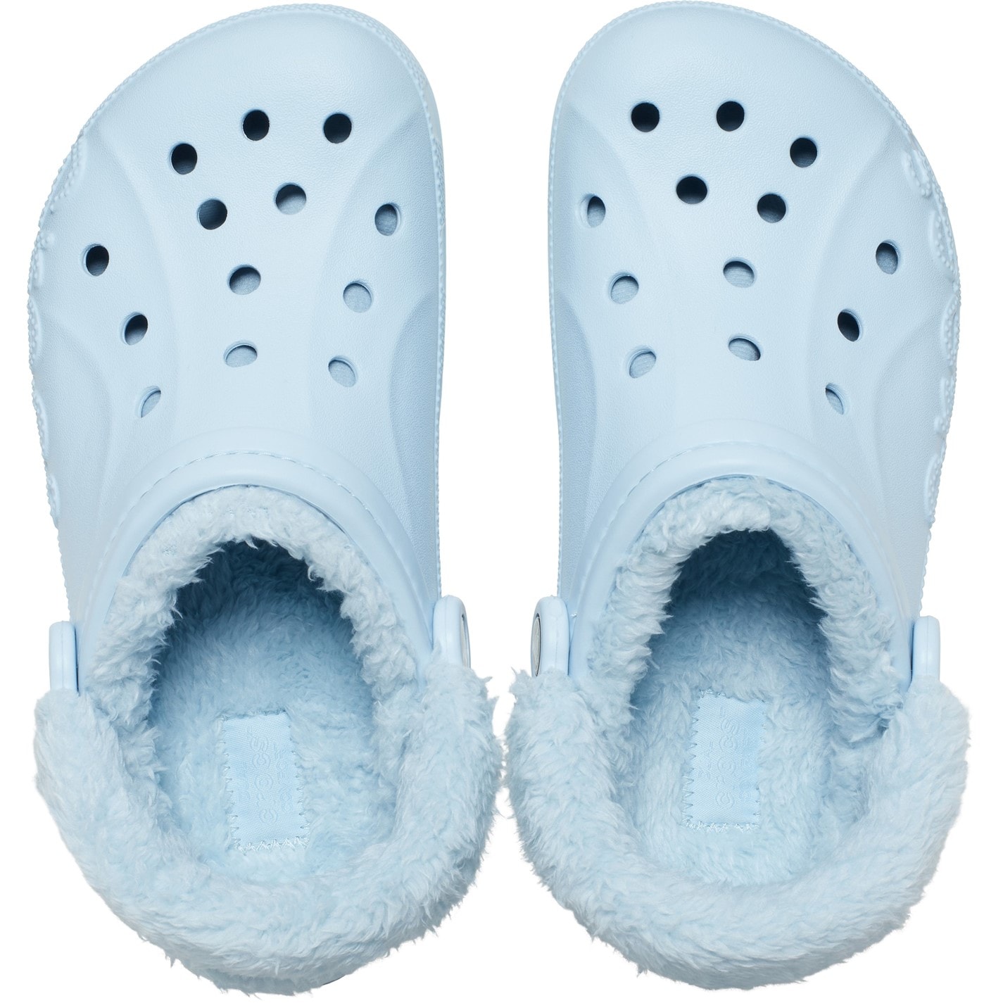 Crocs Baya Lined Fuzz-Strap Clogs Womens - 3