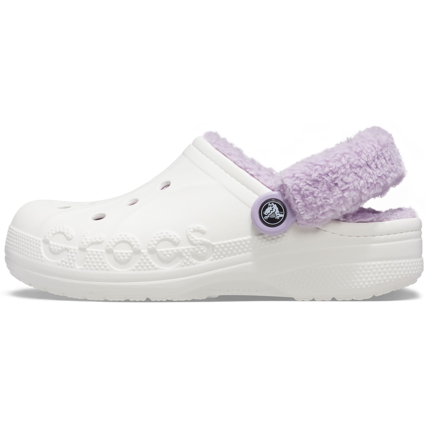 Crocs Baya Lined Fuzz-Strap Clogs Womens - 2